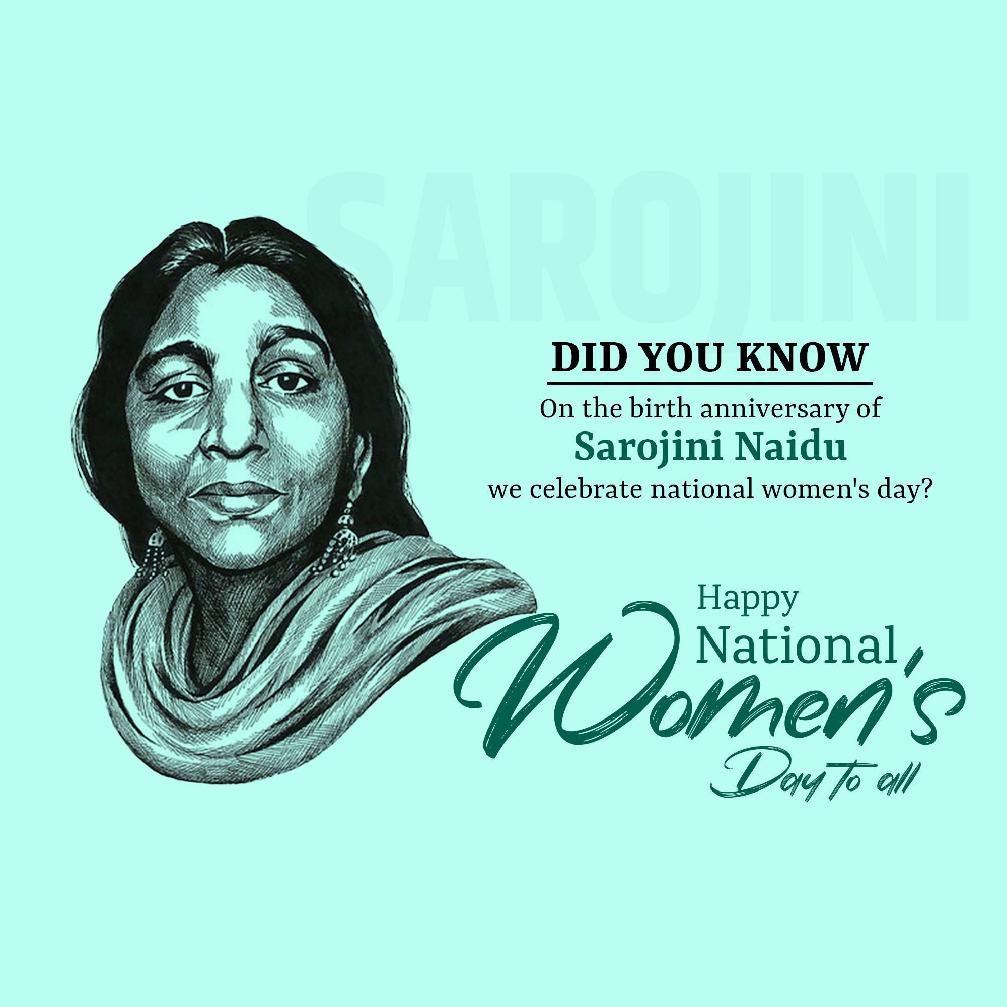 Sarojini Naidu Birth Anniversary