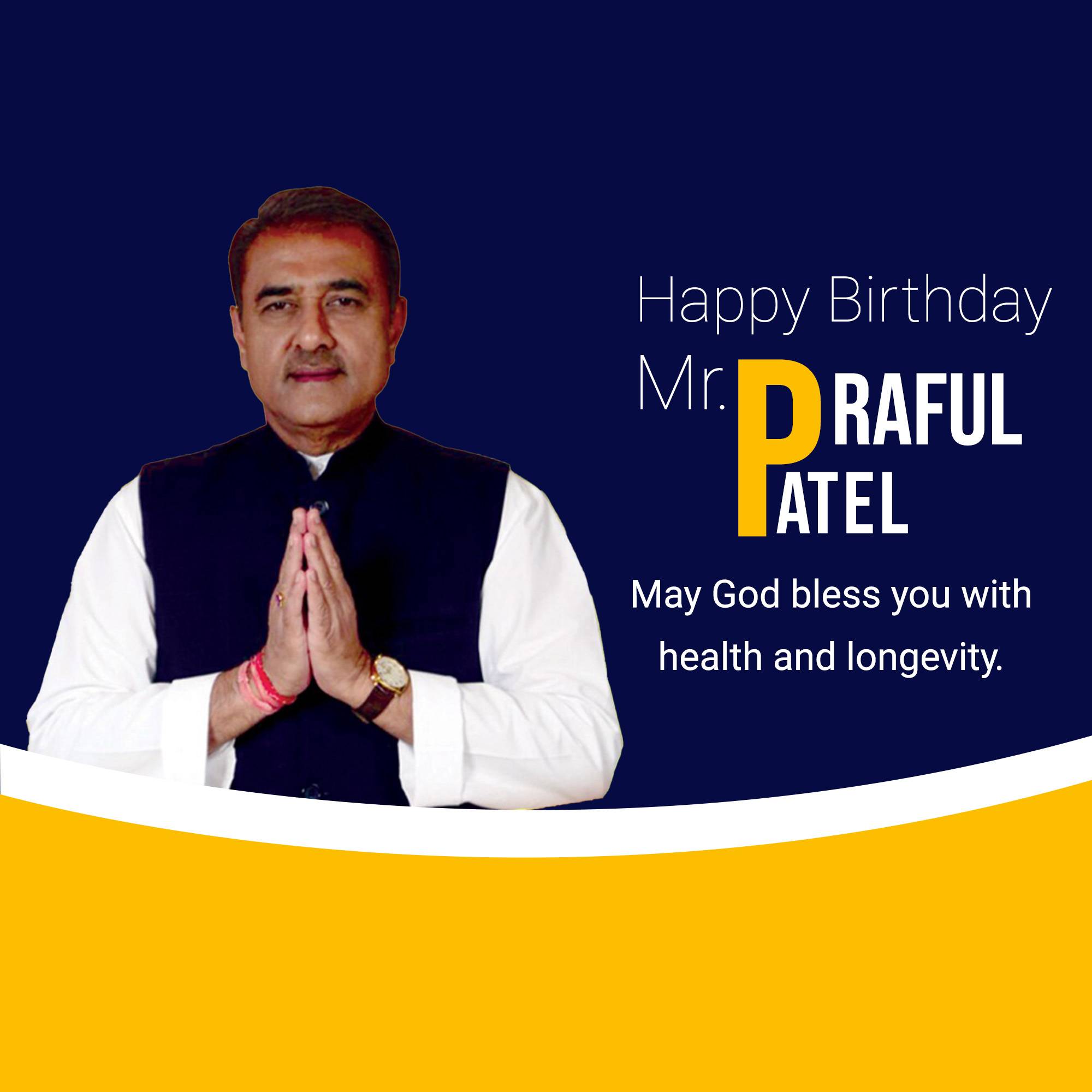 Praful Patel Birthday