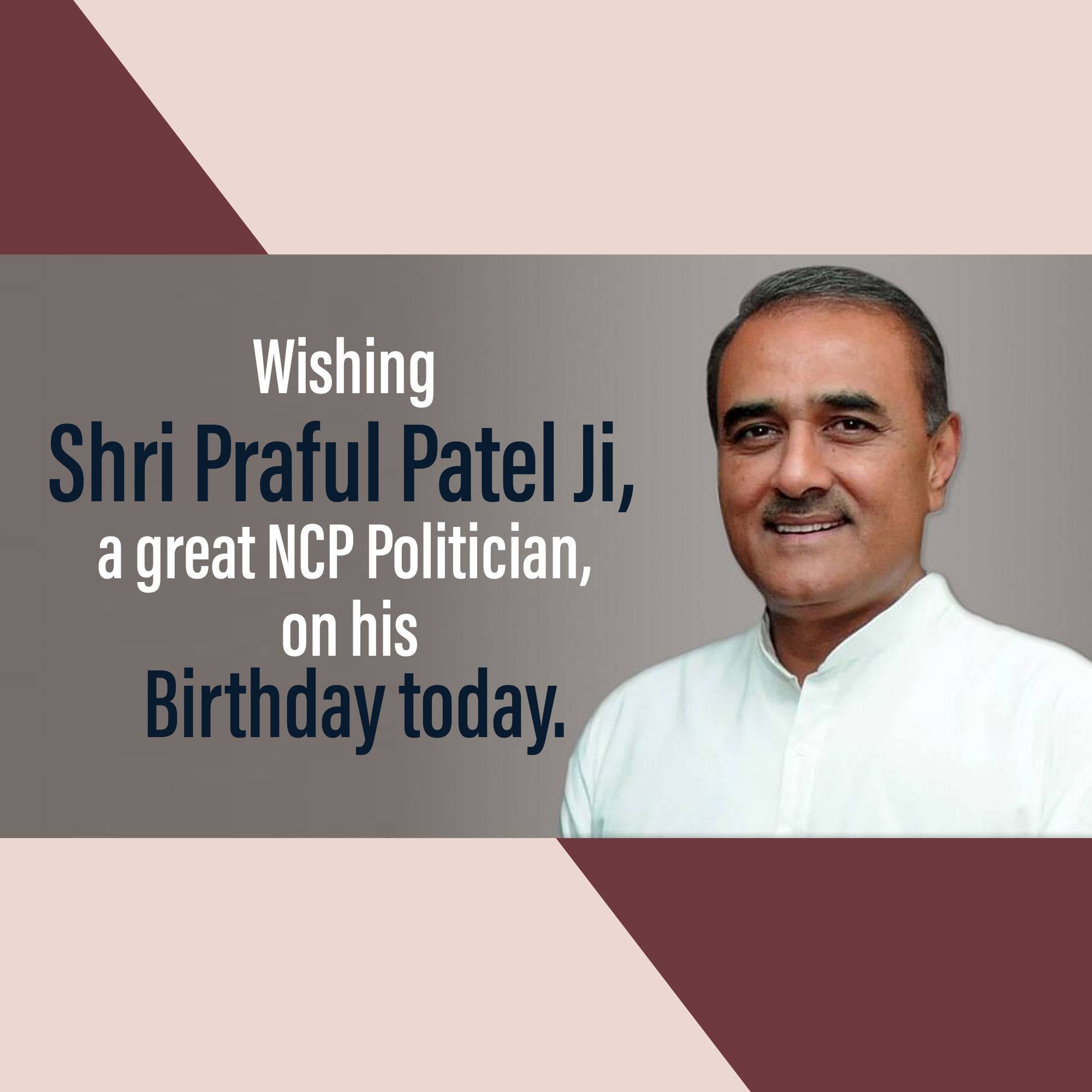 Praful Patel Birthday
