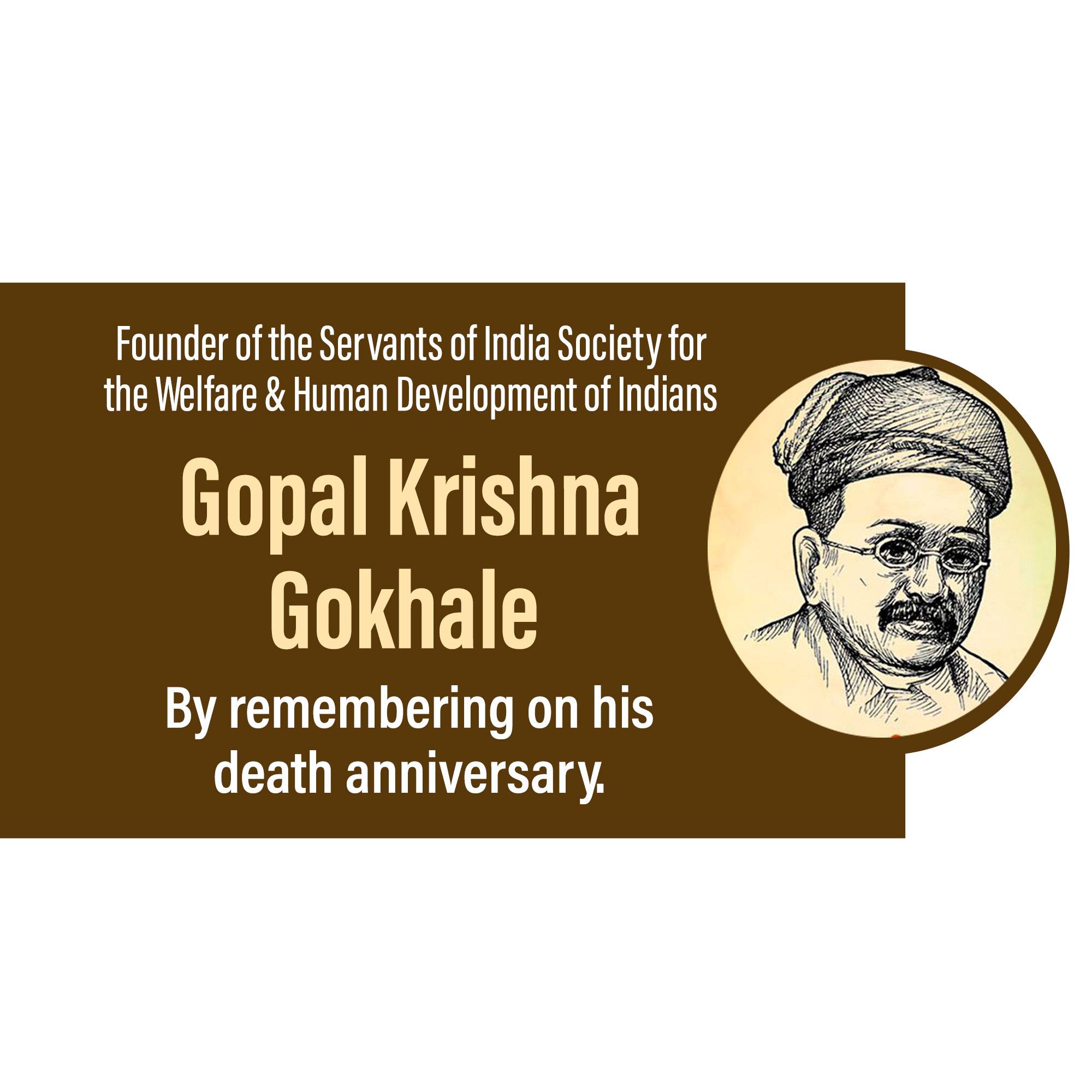 Gopal Krishna Gokhale Punyatithi
