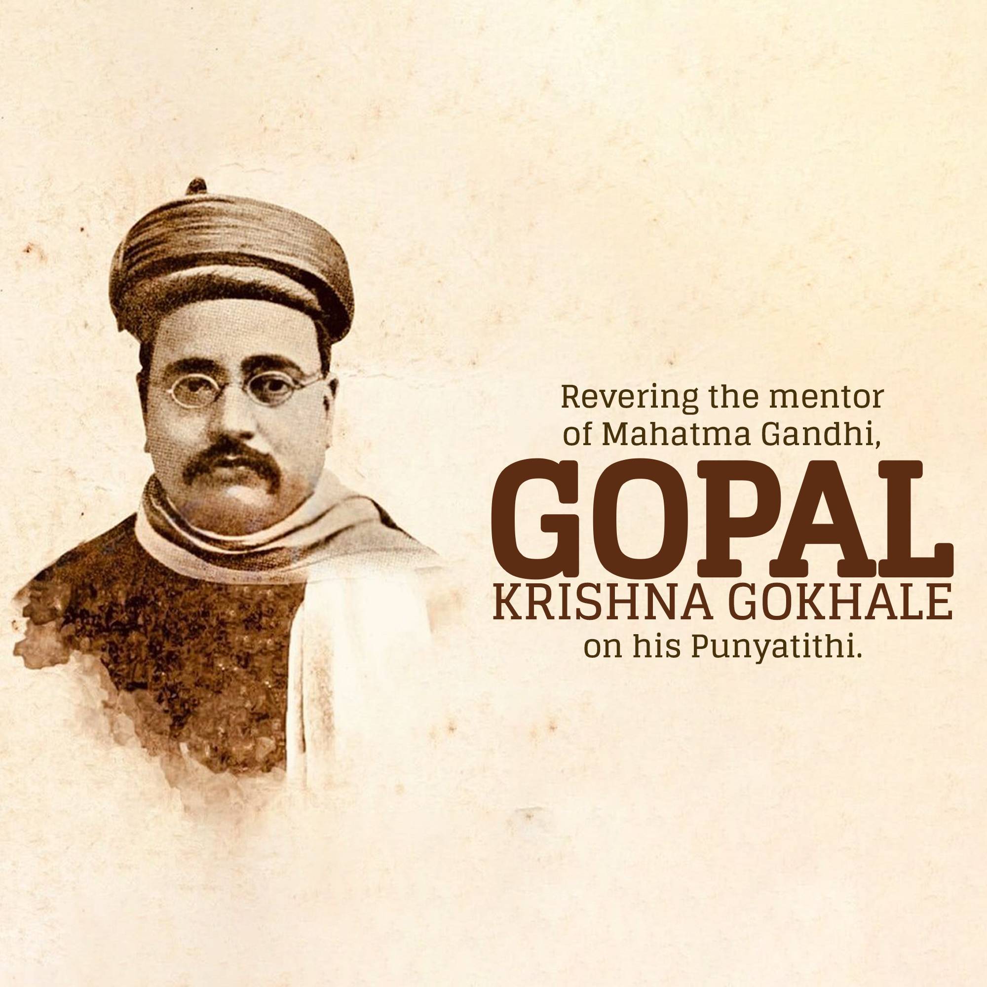 Gopal Krishna Gokhale Punyatithi