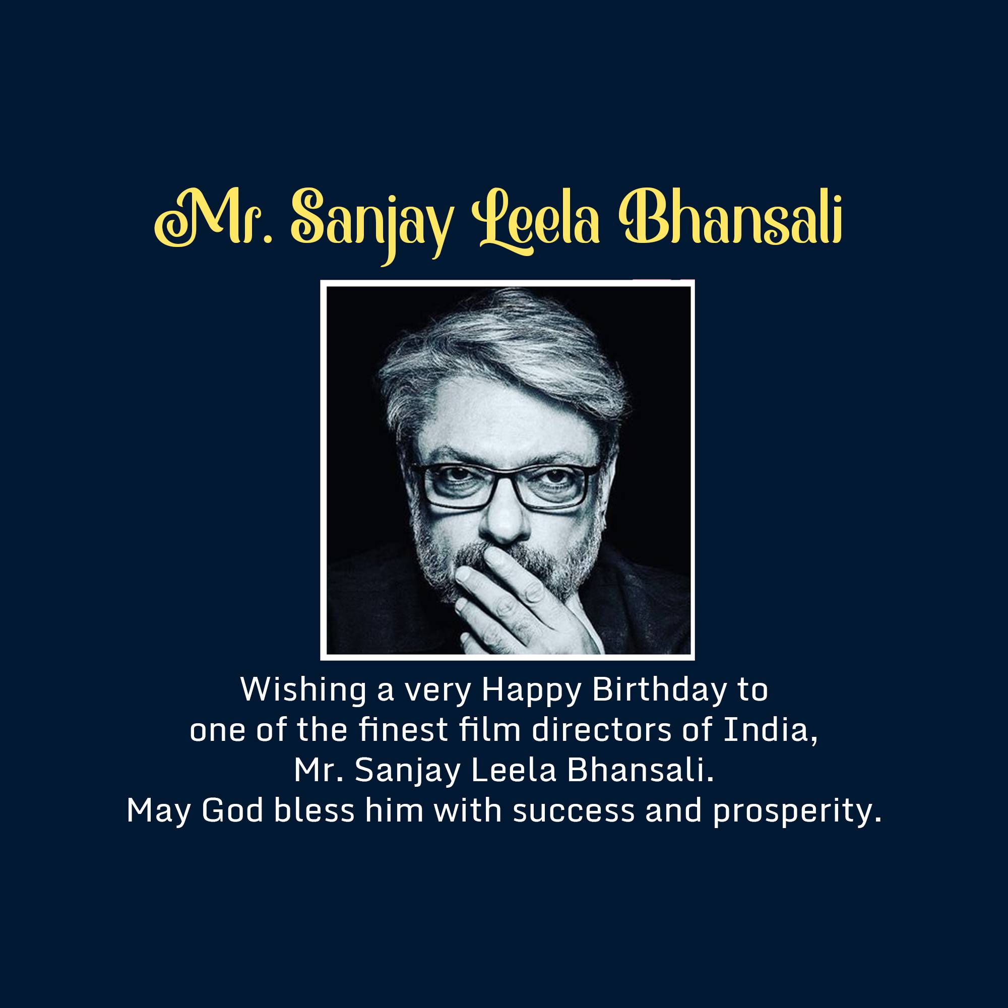 Sanjay Leela Bhansali Birthday