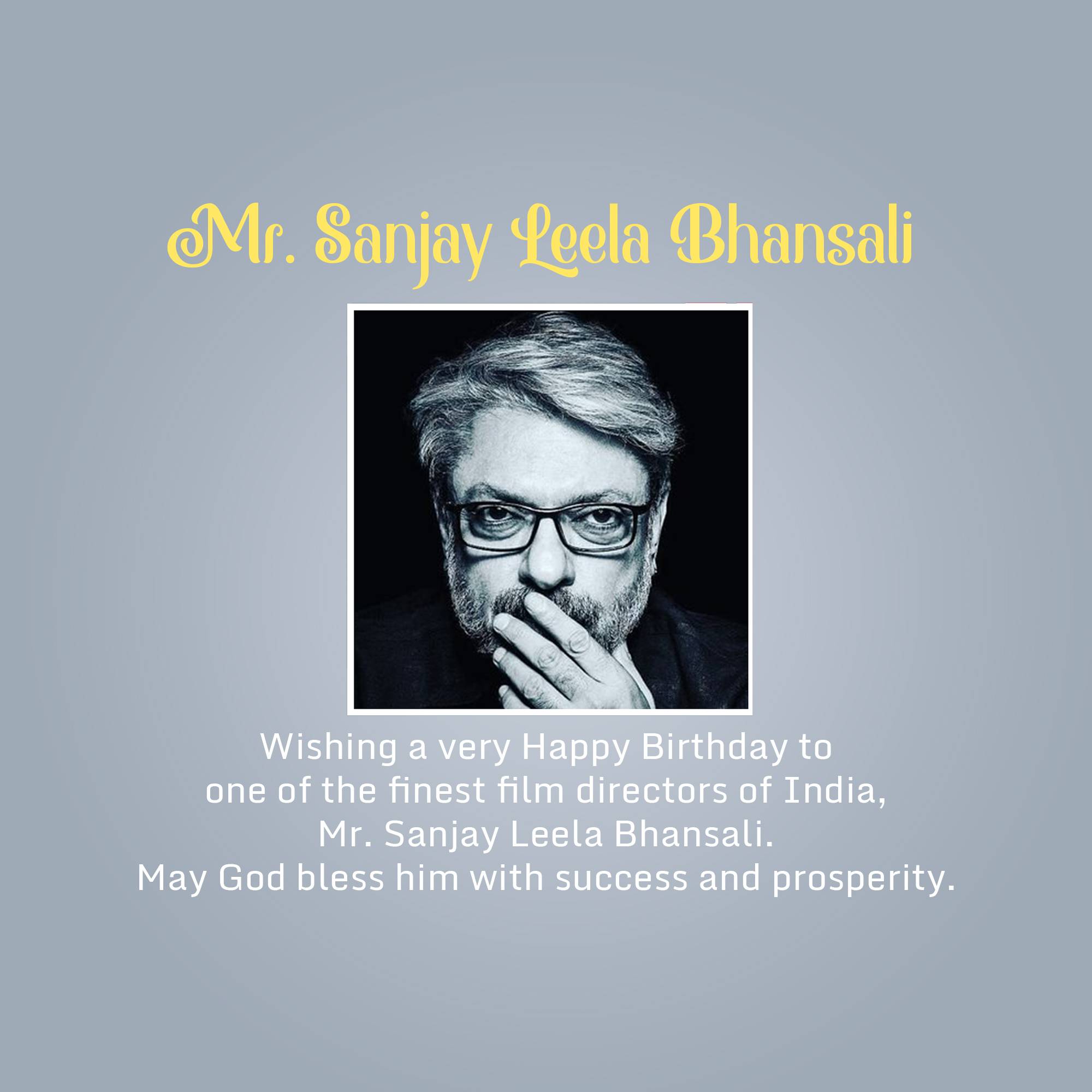 Sanjay Leela Bhansali Birthday