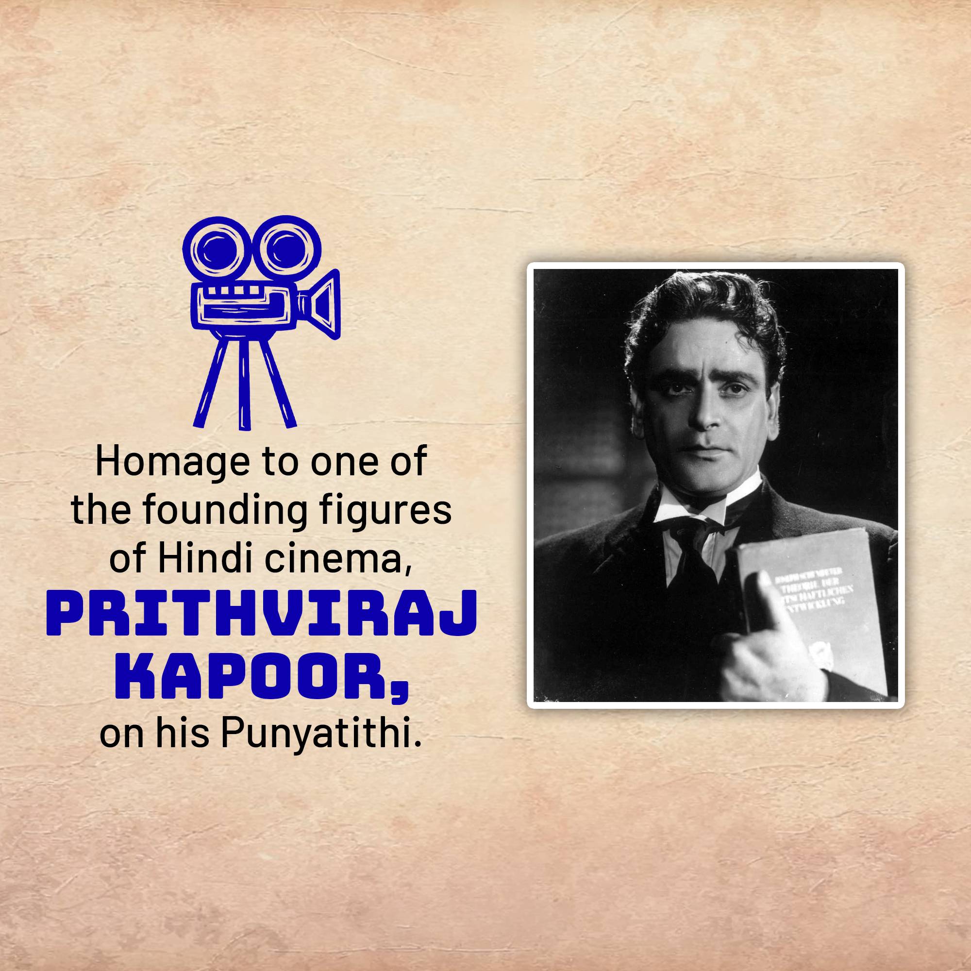Prithviraj Kapoor Punyatithi