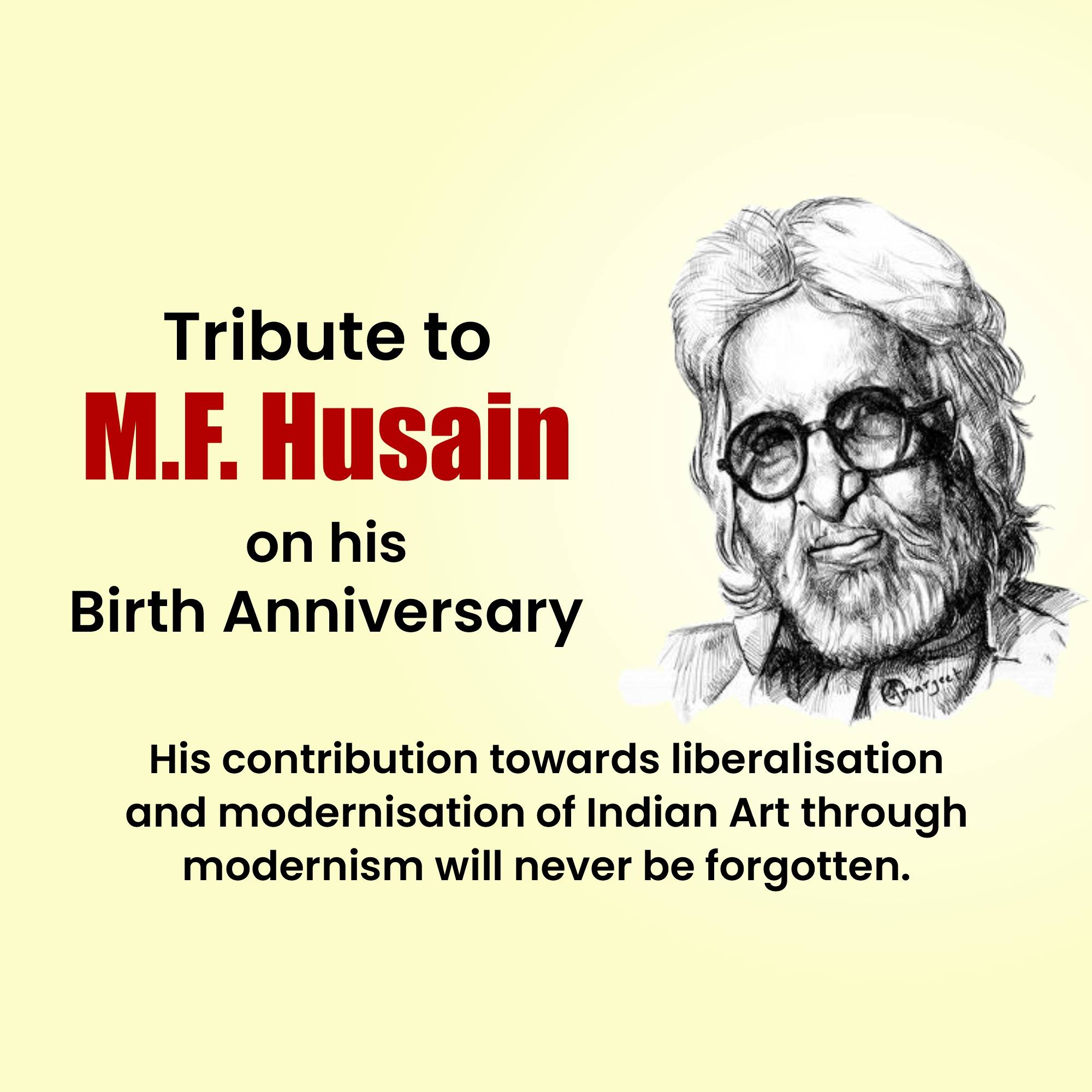 M. F. Husain Jayanti