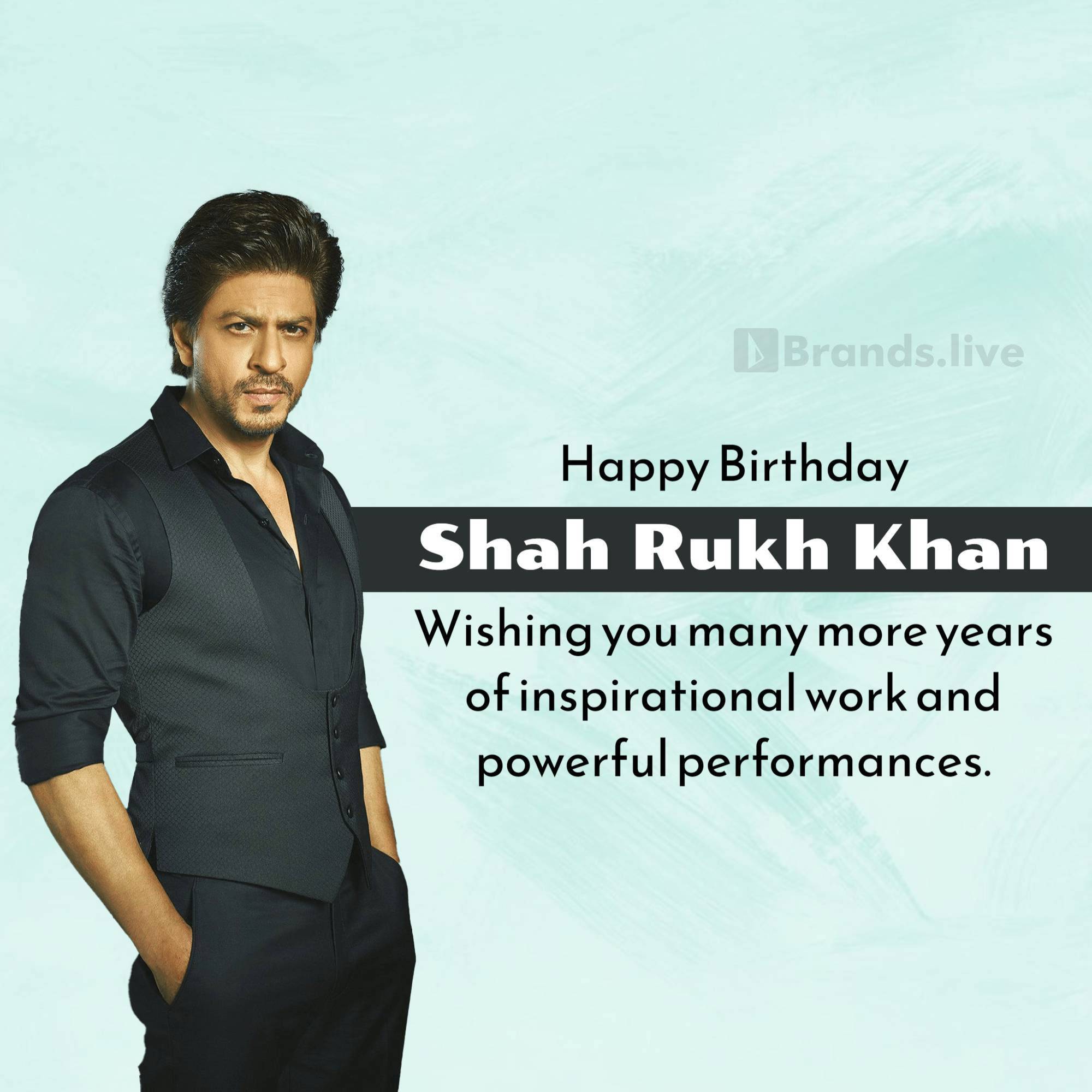 Shahrukh Khan Birthday