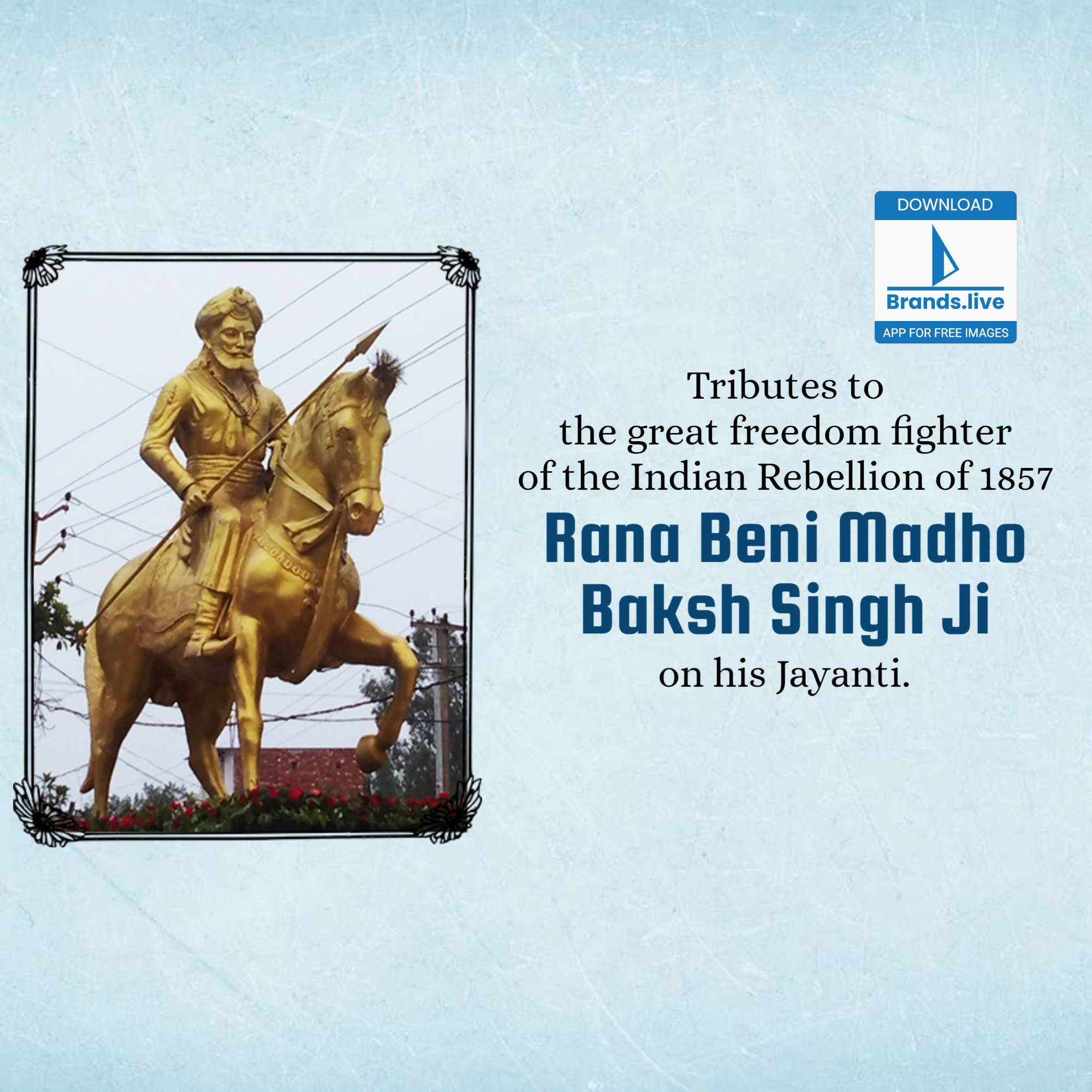 Rana beni madhav baksh singh jayanti