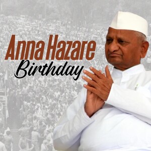 Anna Hazare Birthday