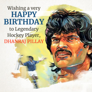 Dhanraj Pillay Birthday