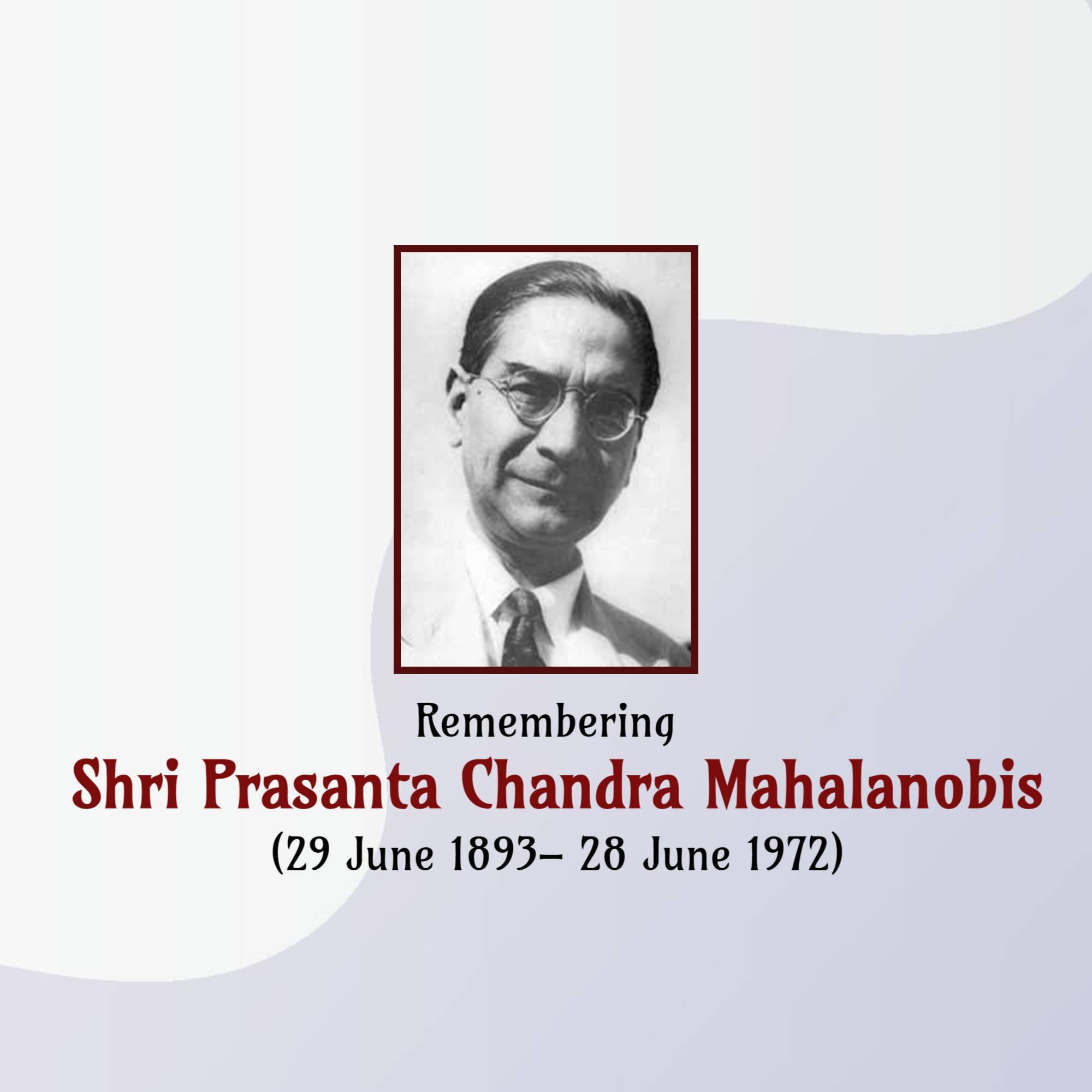 Prasanta Chandra Mahalanobis Jayanti