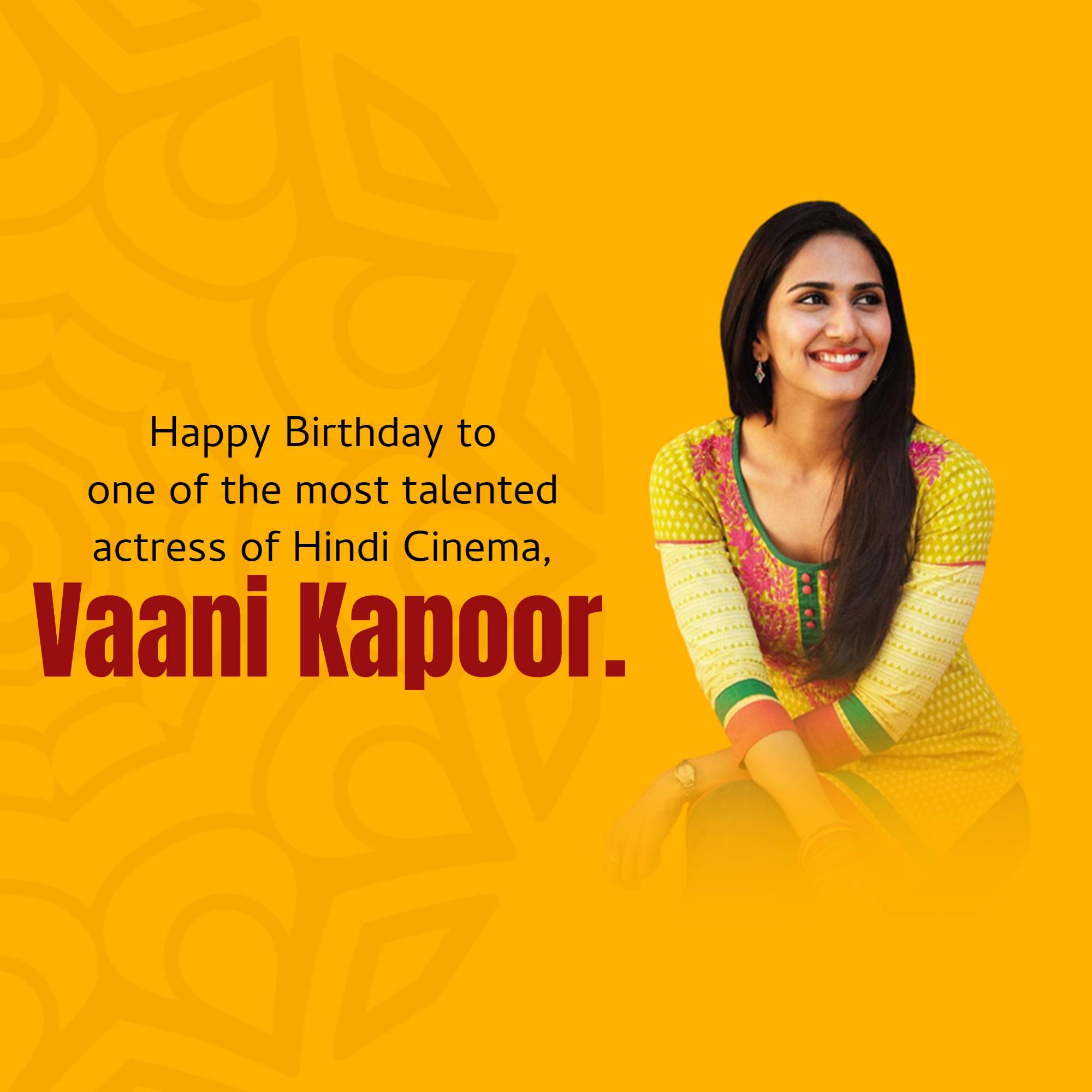 Vaani Kapoor Birthday