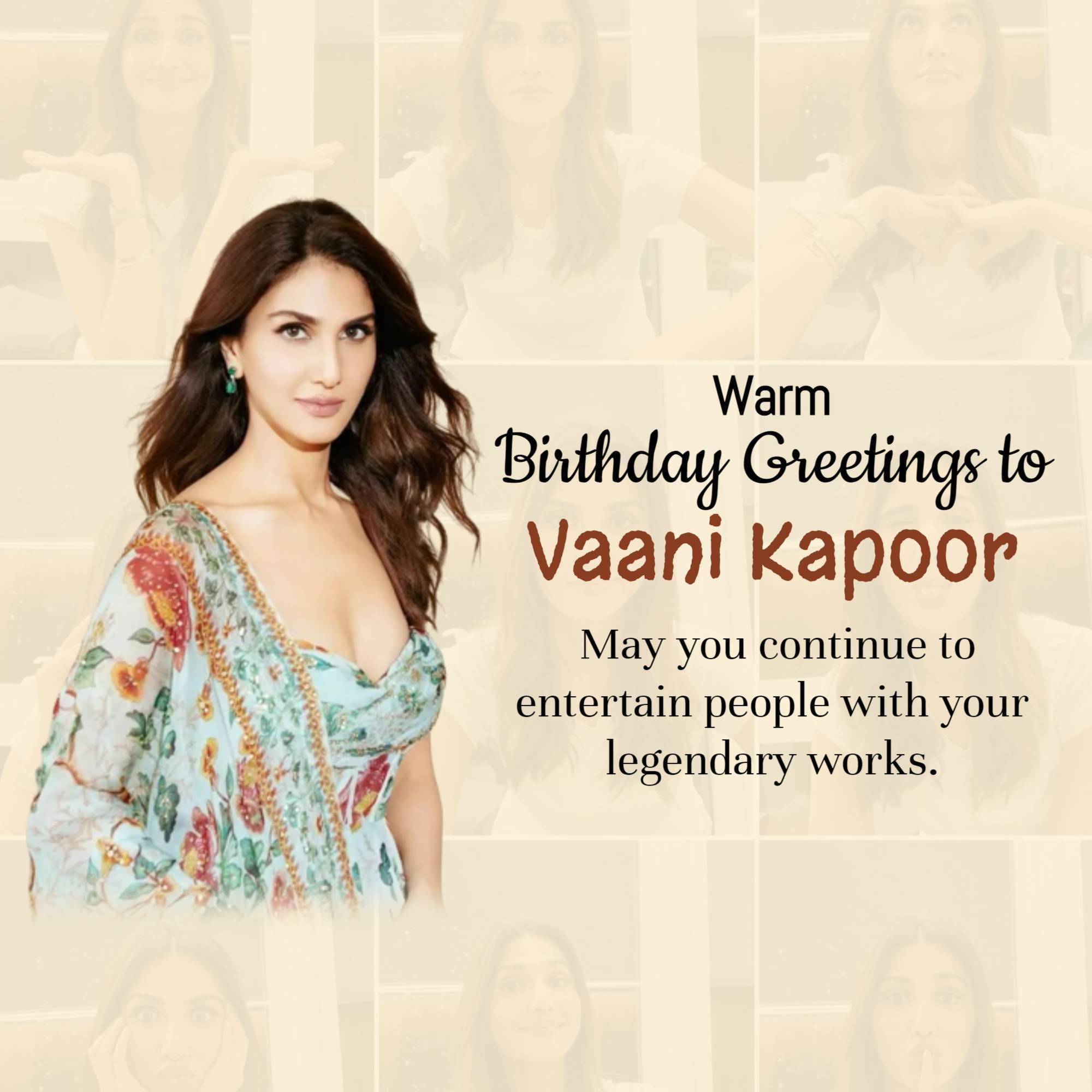 Vaani Kapoor Birthday