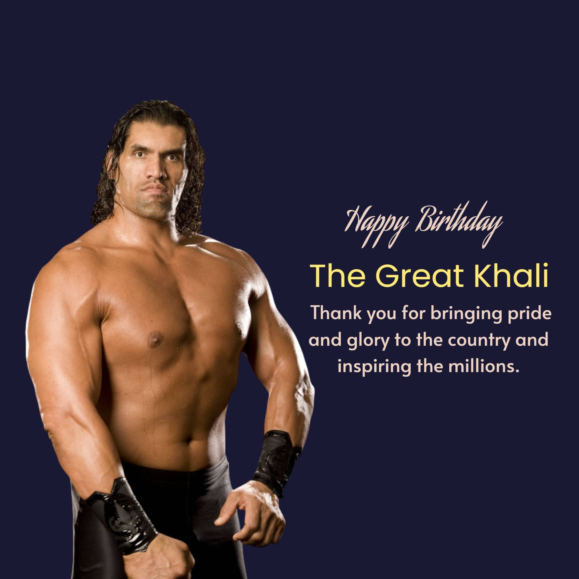 The Great Khali Birthday