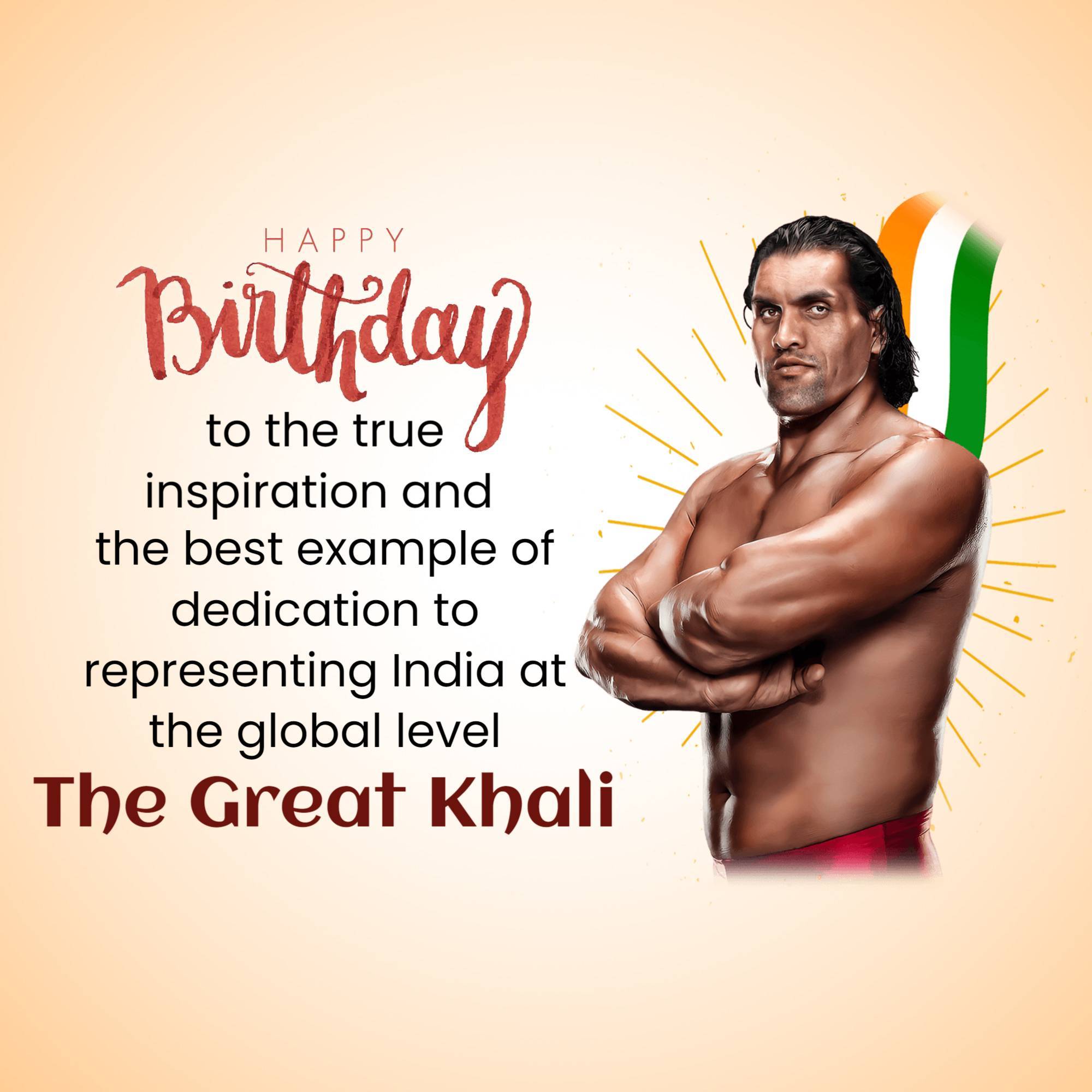 The Great Khali Birthday