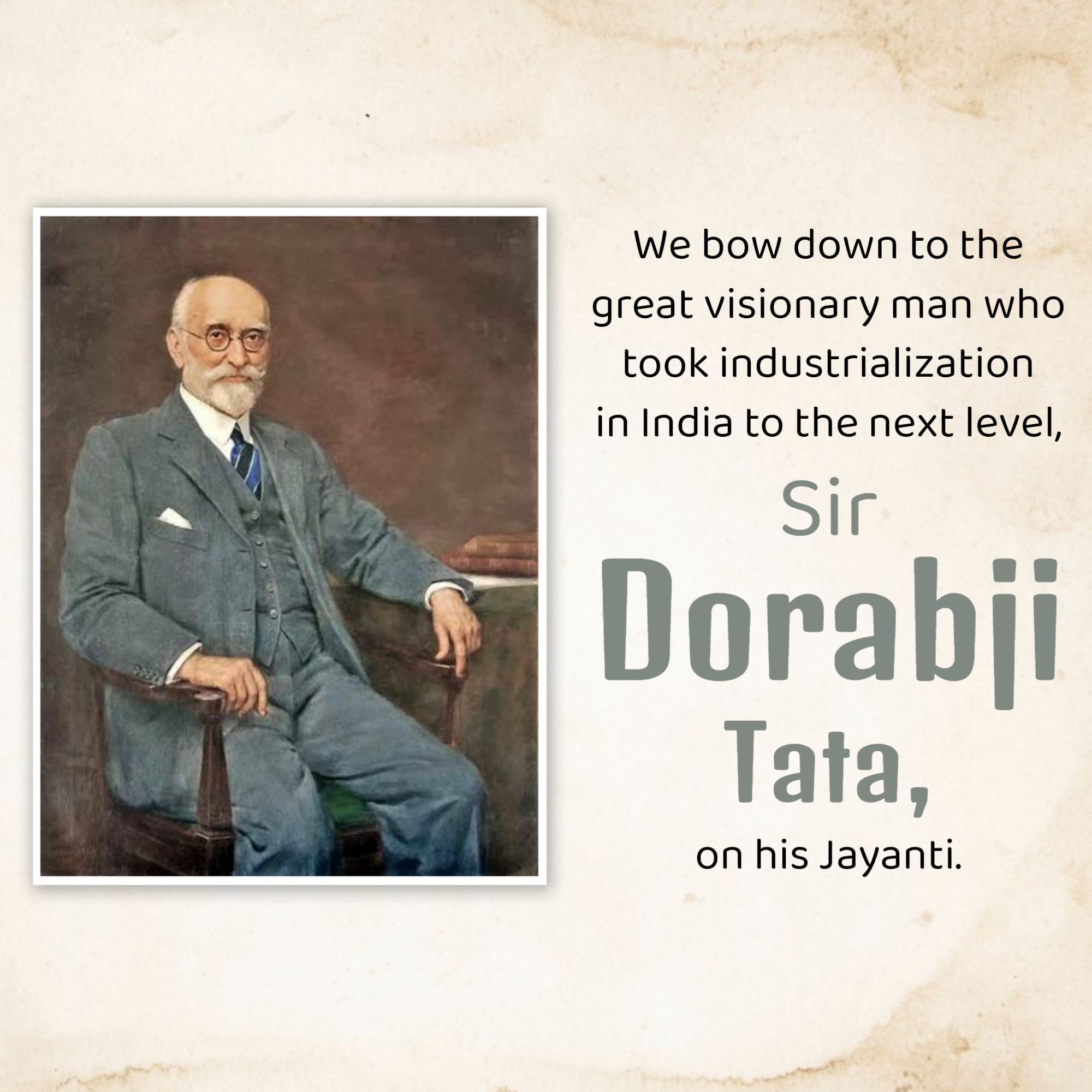 Dorabji Tata Jayanti