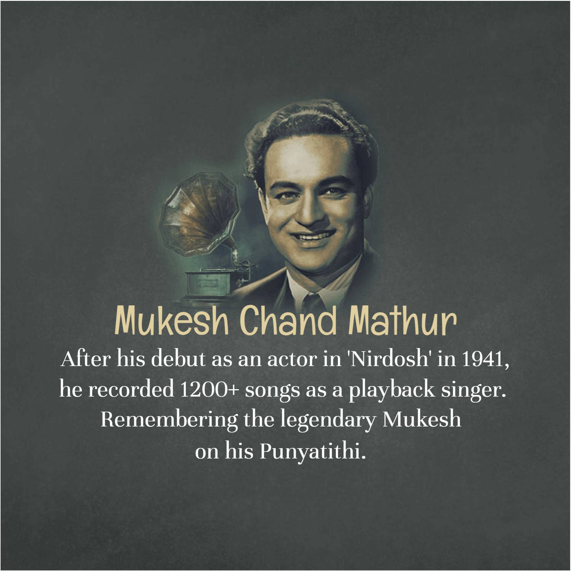 Mukesh Chand Mathur Punyatithi