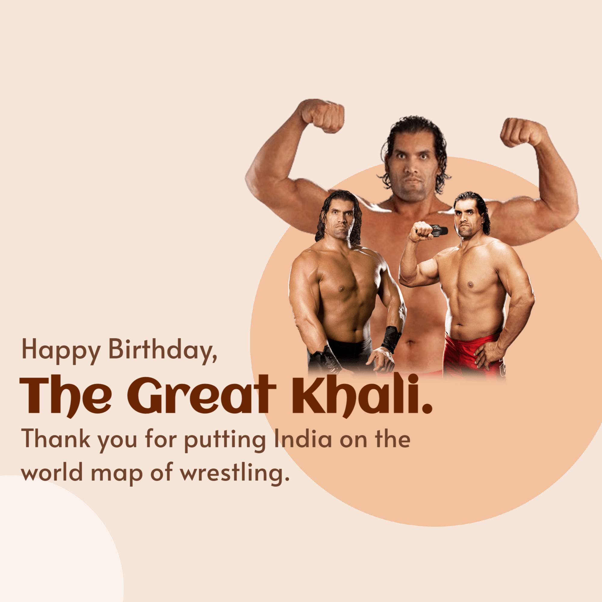 The Great Khali Birthday