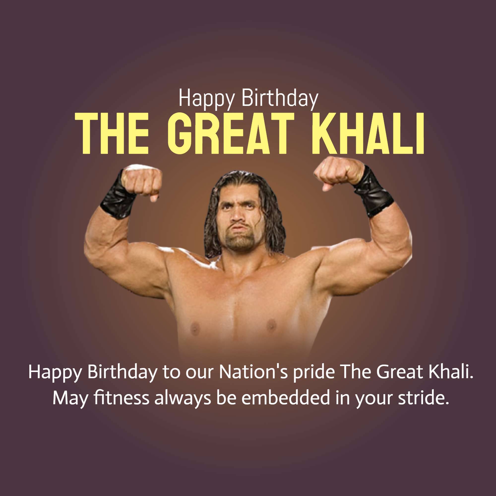 The Great Khali Birthday