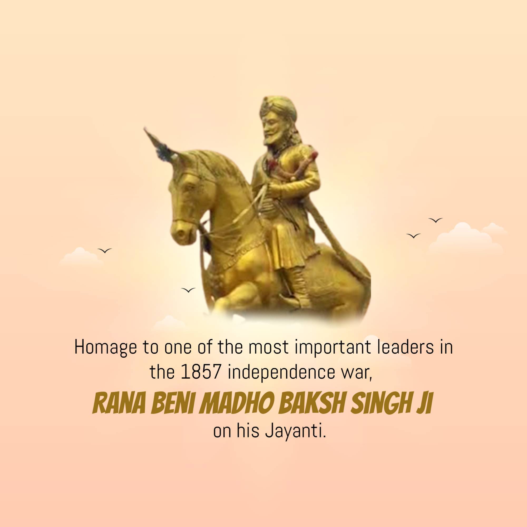 Rana beni madhav baksh singh jayanti
