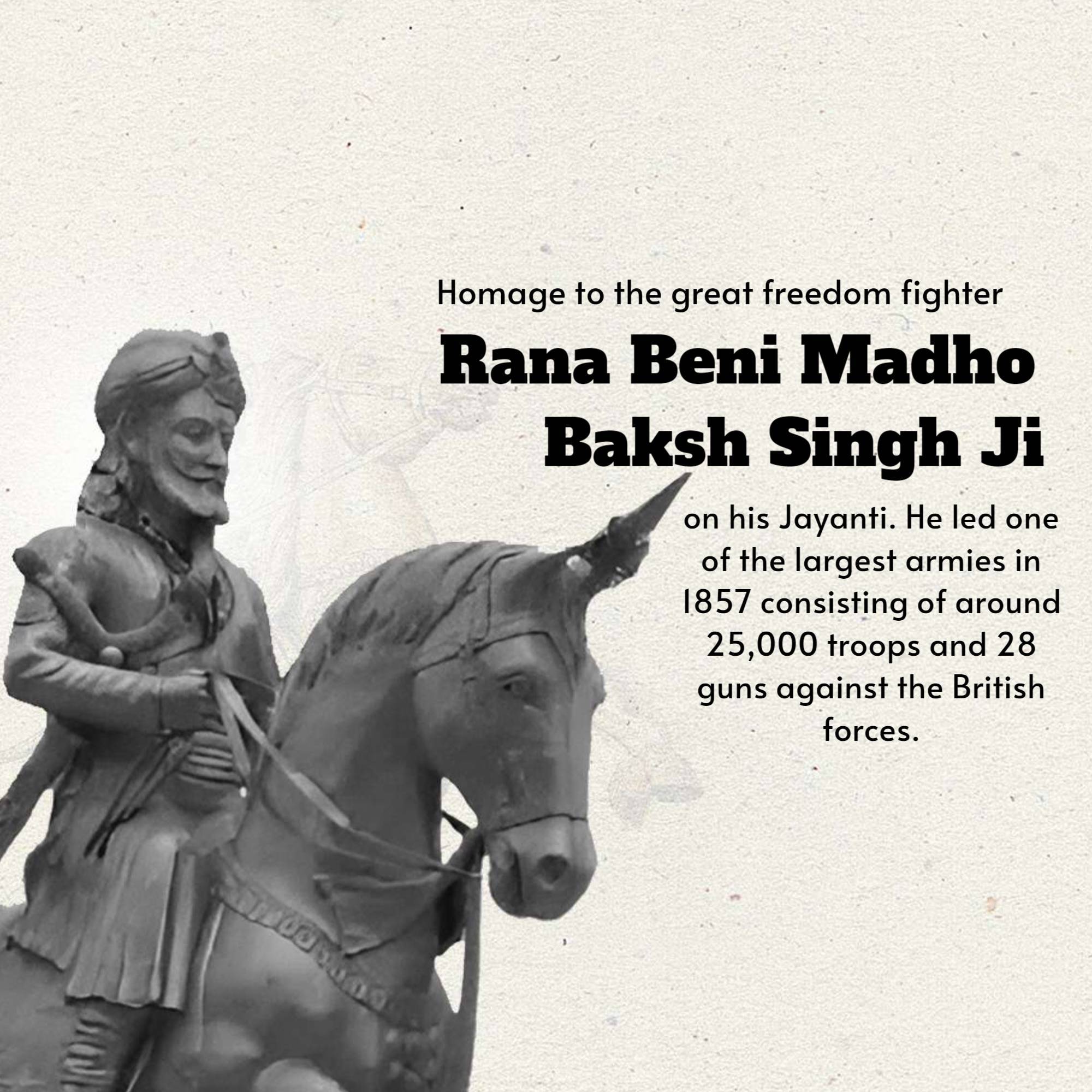 Rana beni madhav baksh singh jayanti