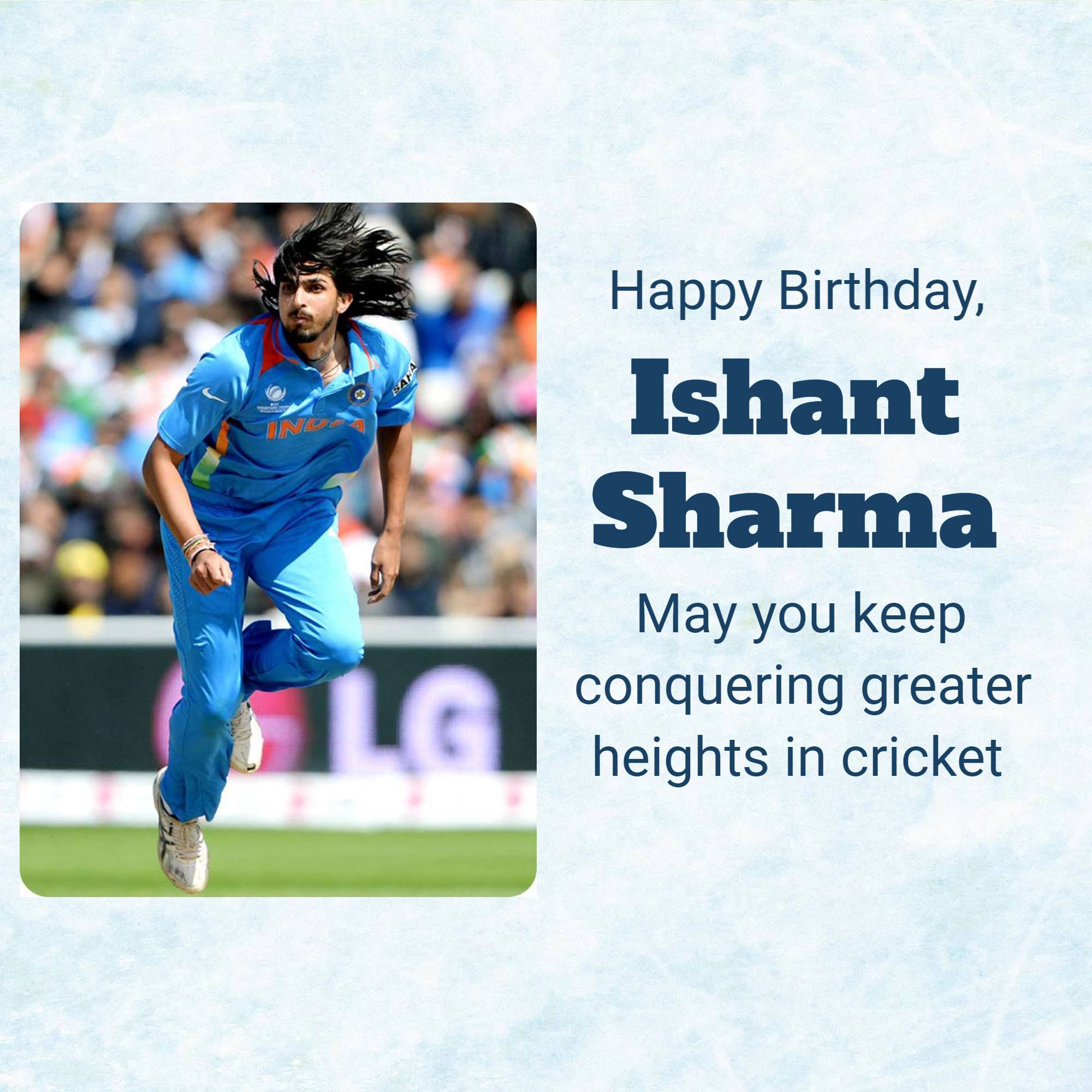 Ishant Sharma Birthday