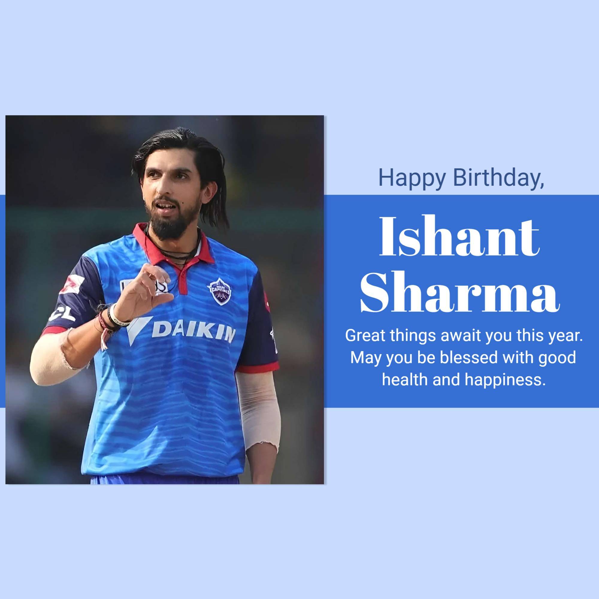 Ishant Sharma Birthday