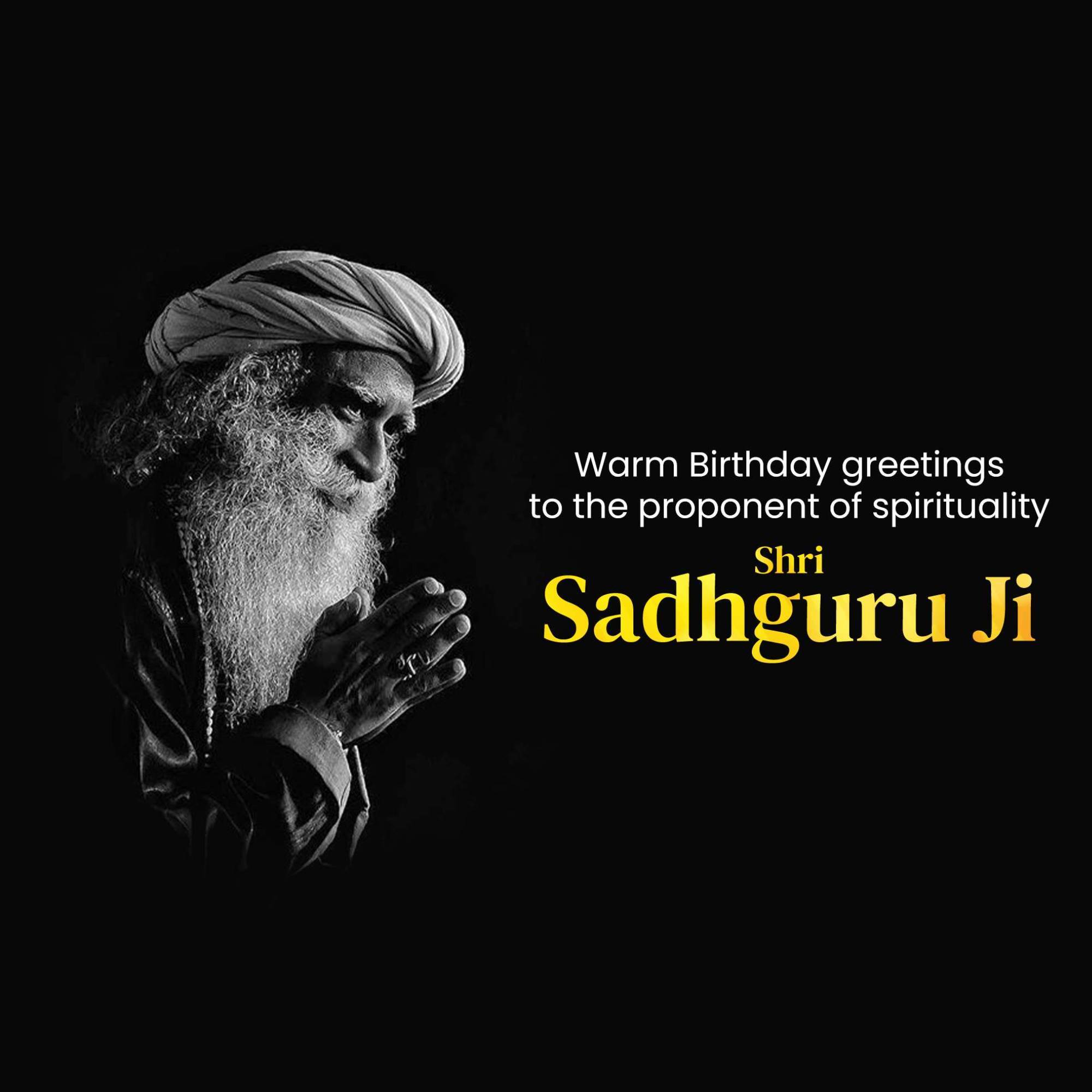Jaggi Vasudev Birthday