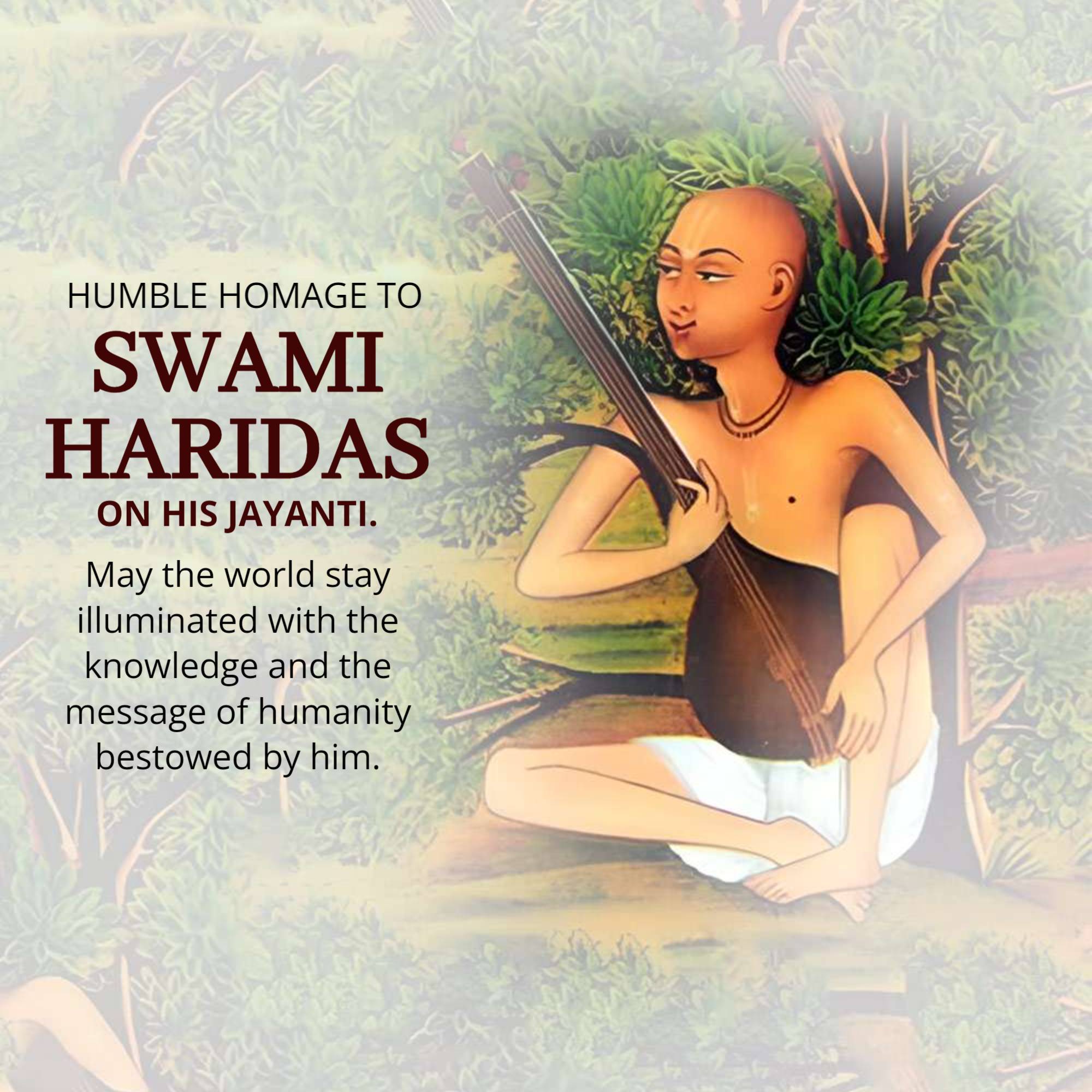 Swami Haridas Jayanti