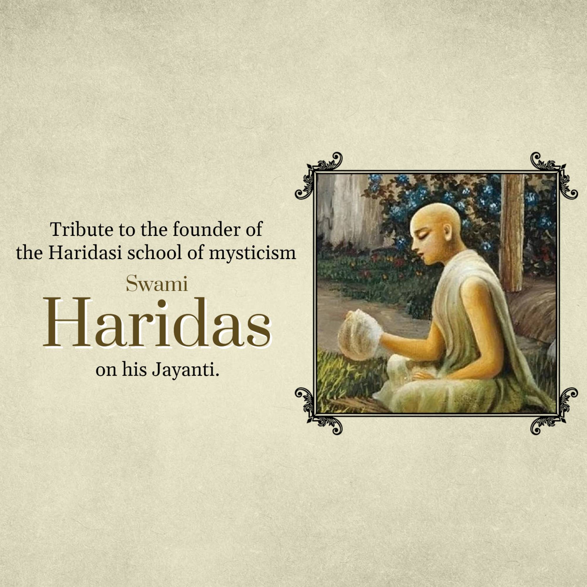 Swami Haridas Jayanti