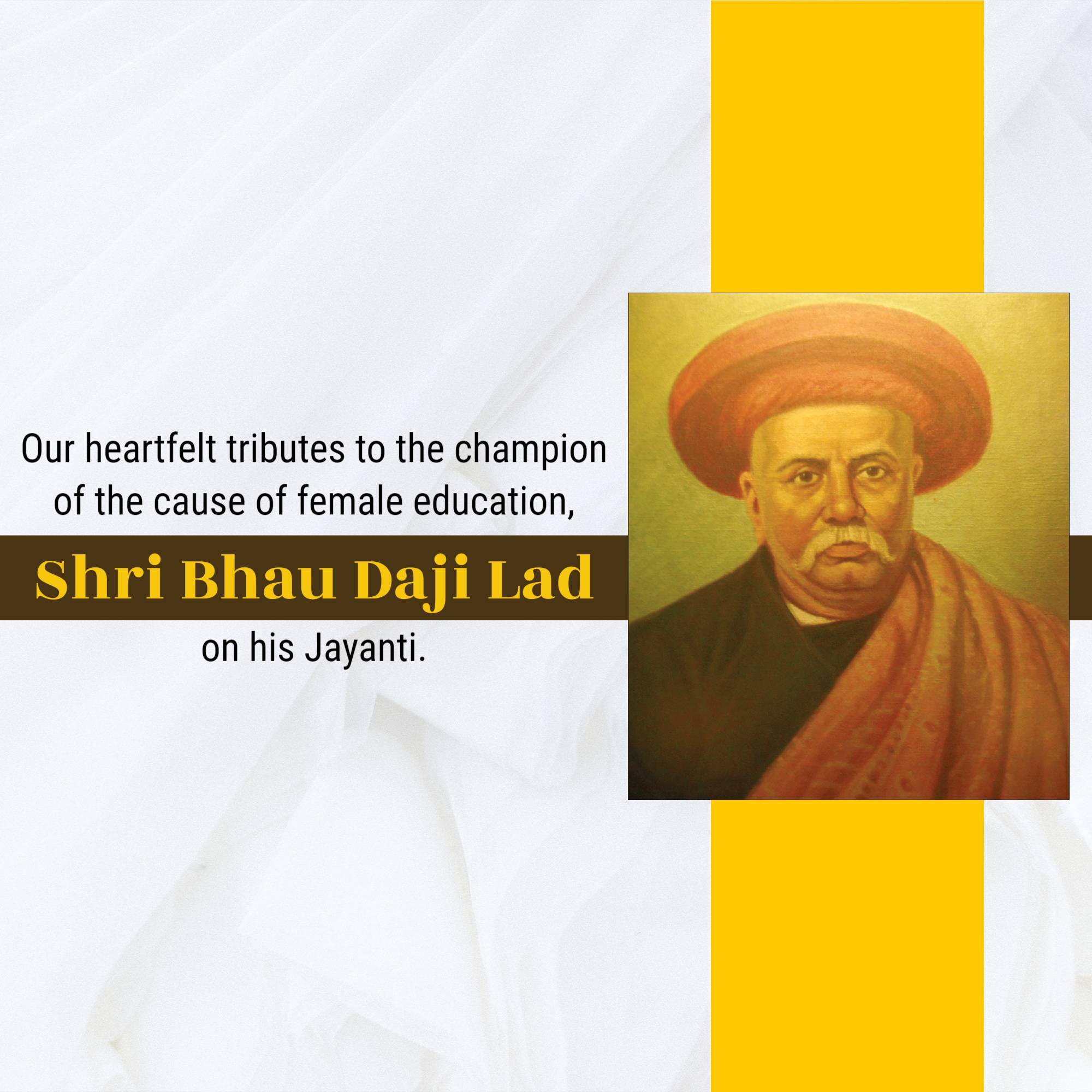 Bhau Daji Lad Jayanti