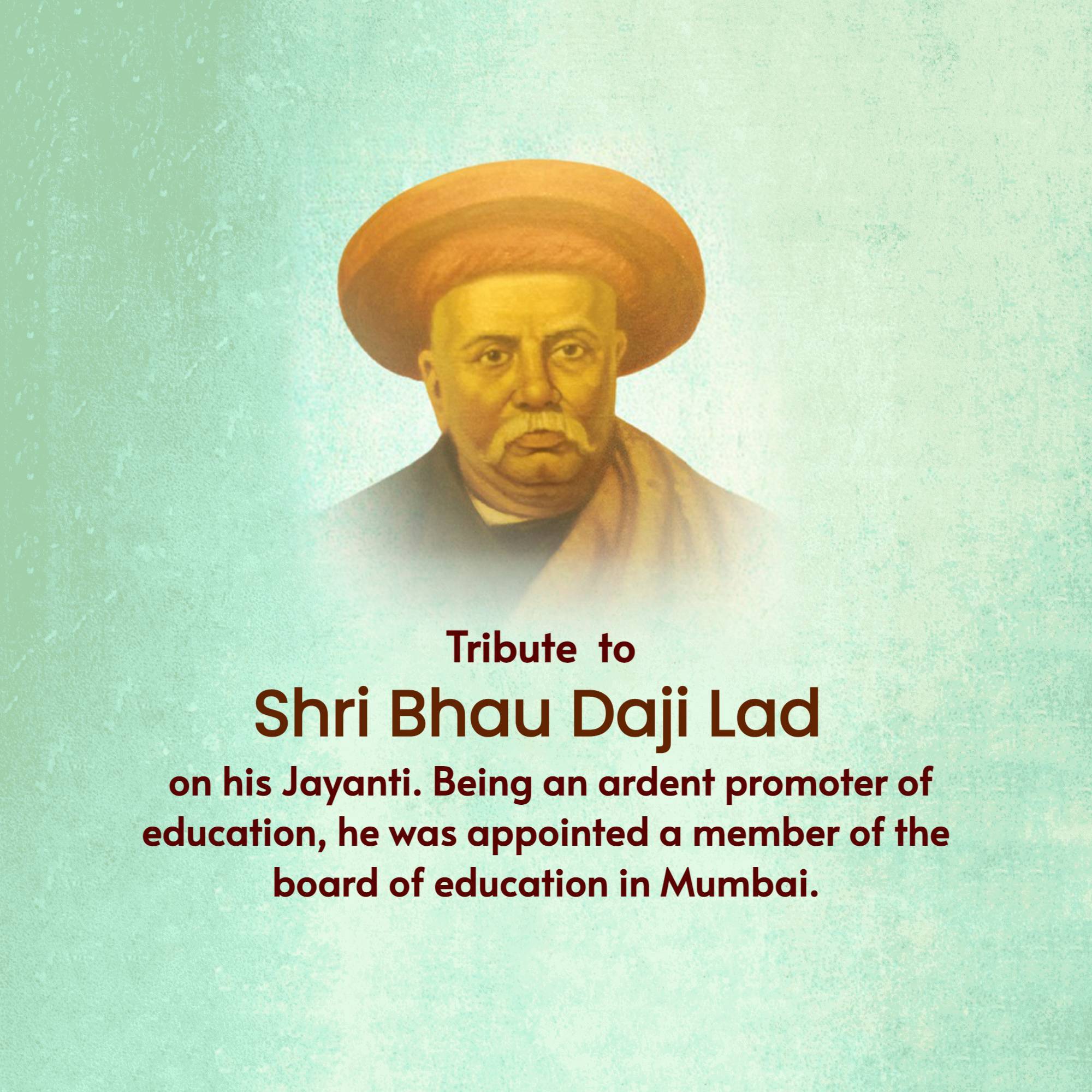 Bhau Daji Lad Jayanti