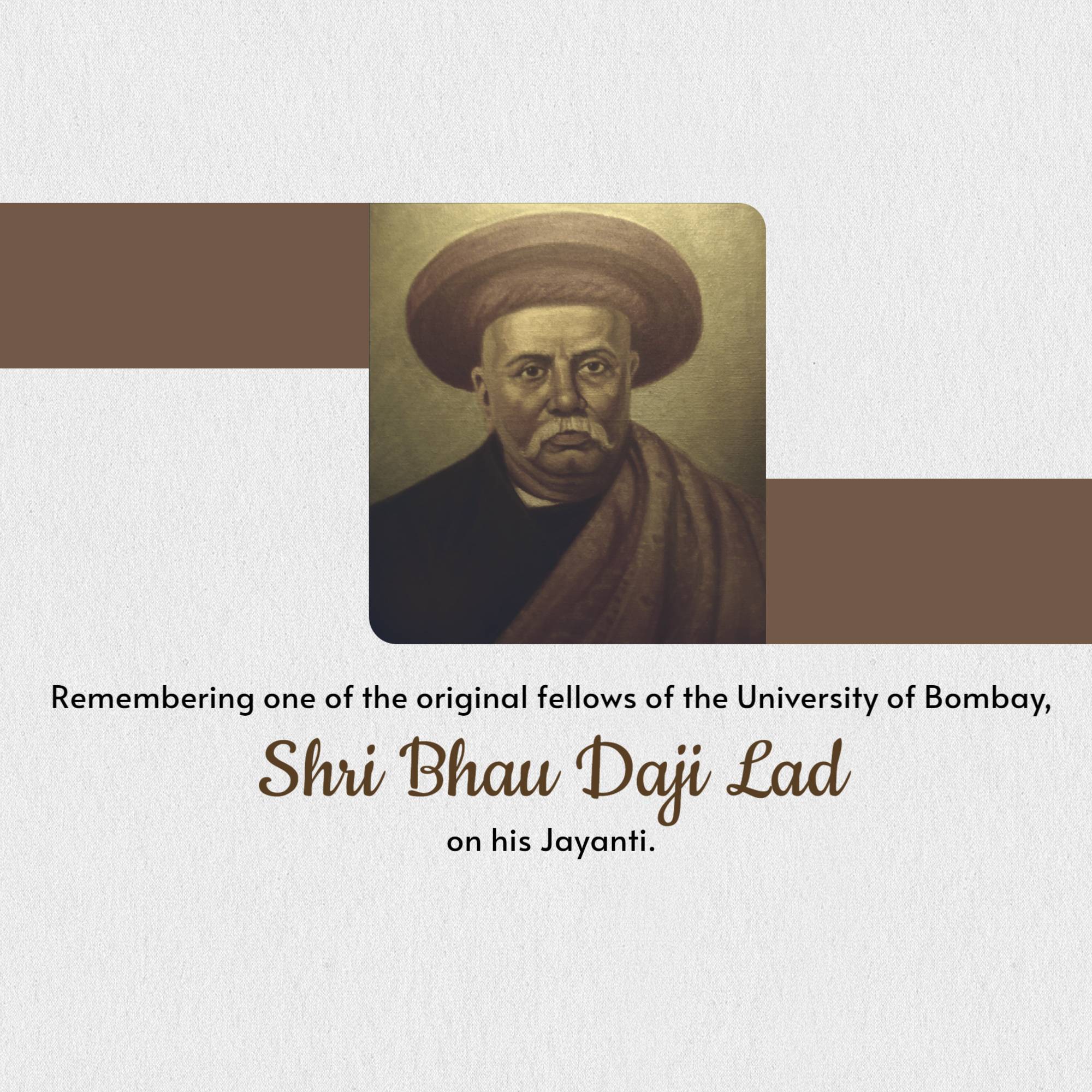 Bhau Daji Lad Jayanti