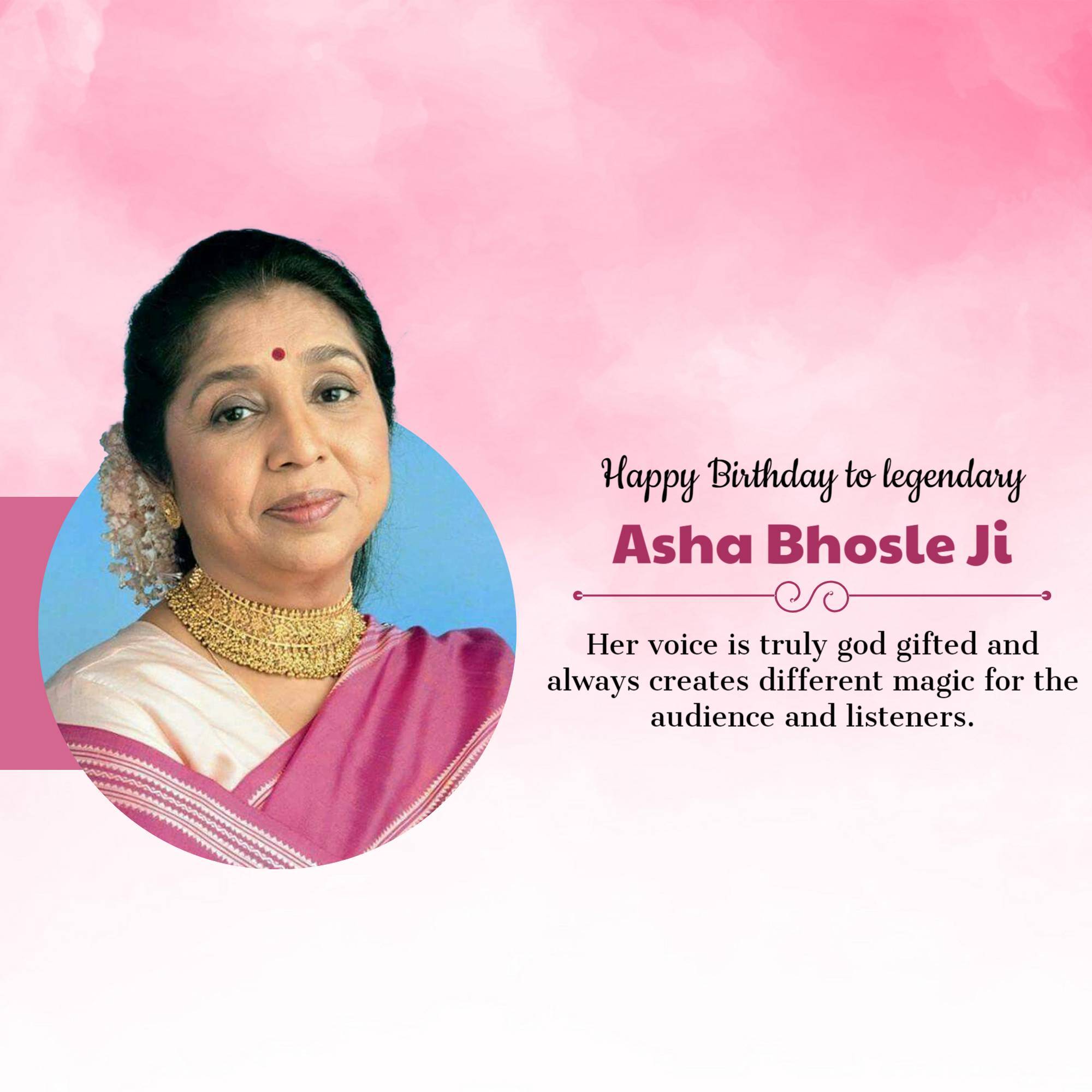 Asha Bhosle Birthday