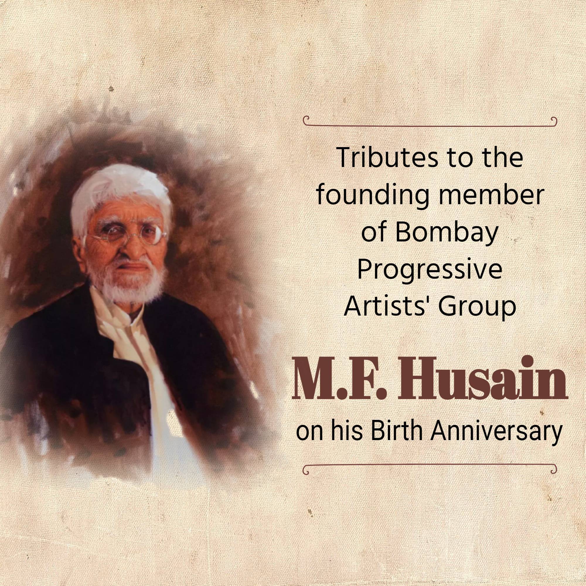 M. F. Husain Jayanti