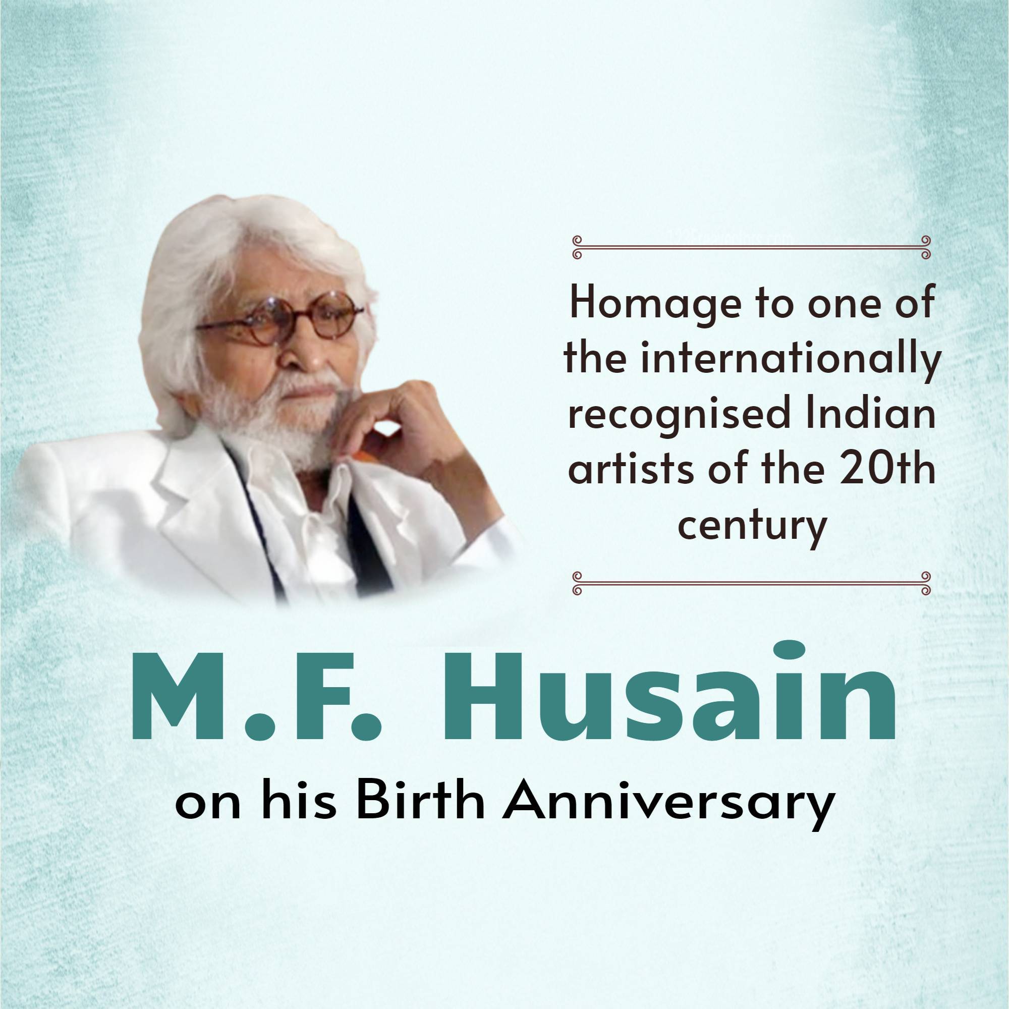 M. F. Husain Jayanti