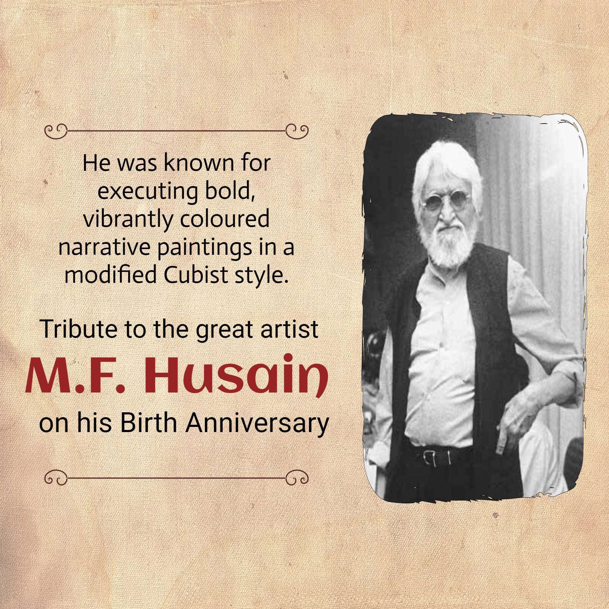 M. F. Husain Jayanti