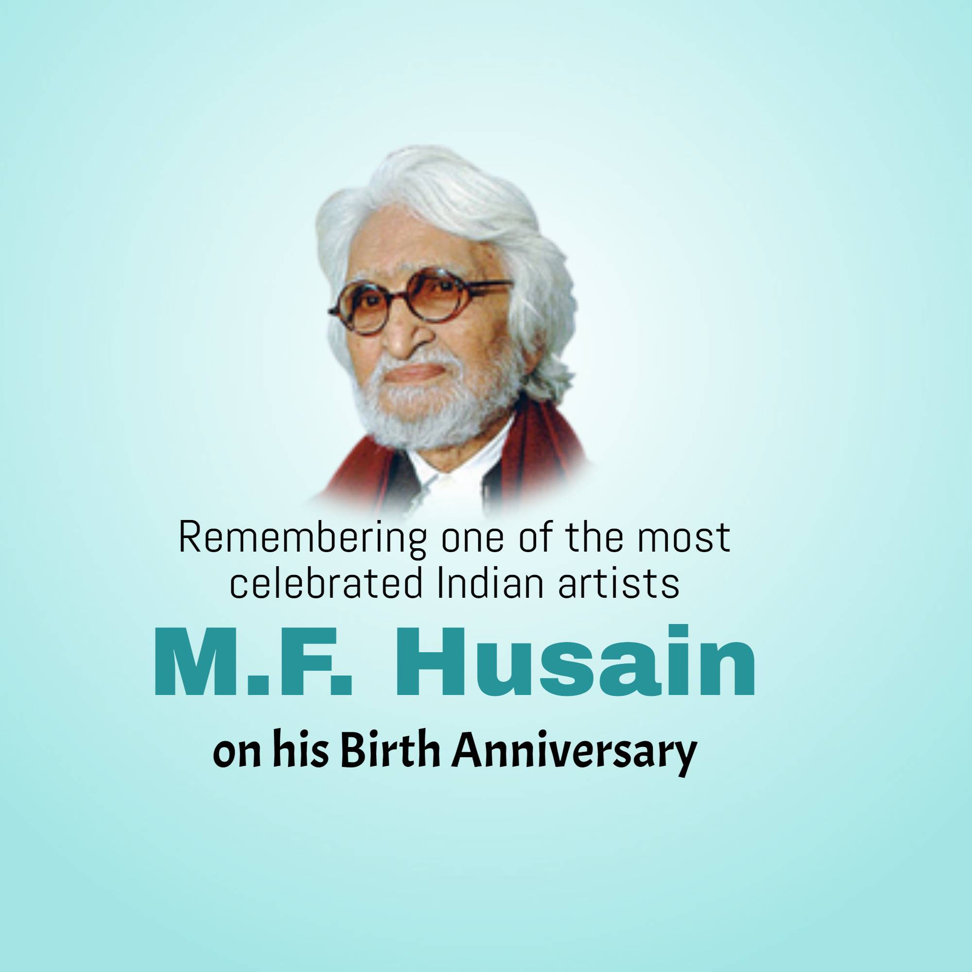 M. F. Husain Jayanti