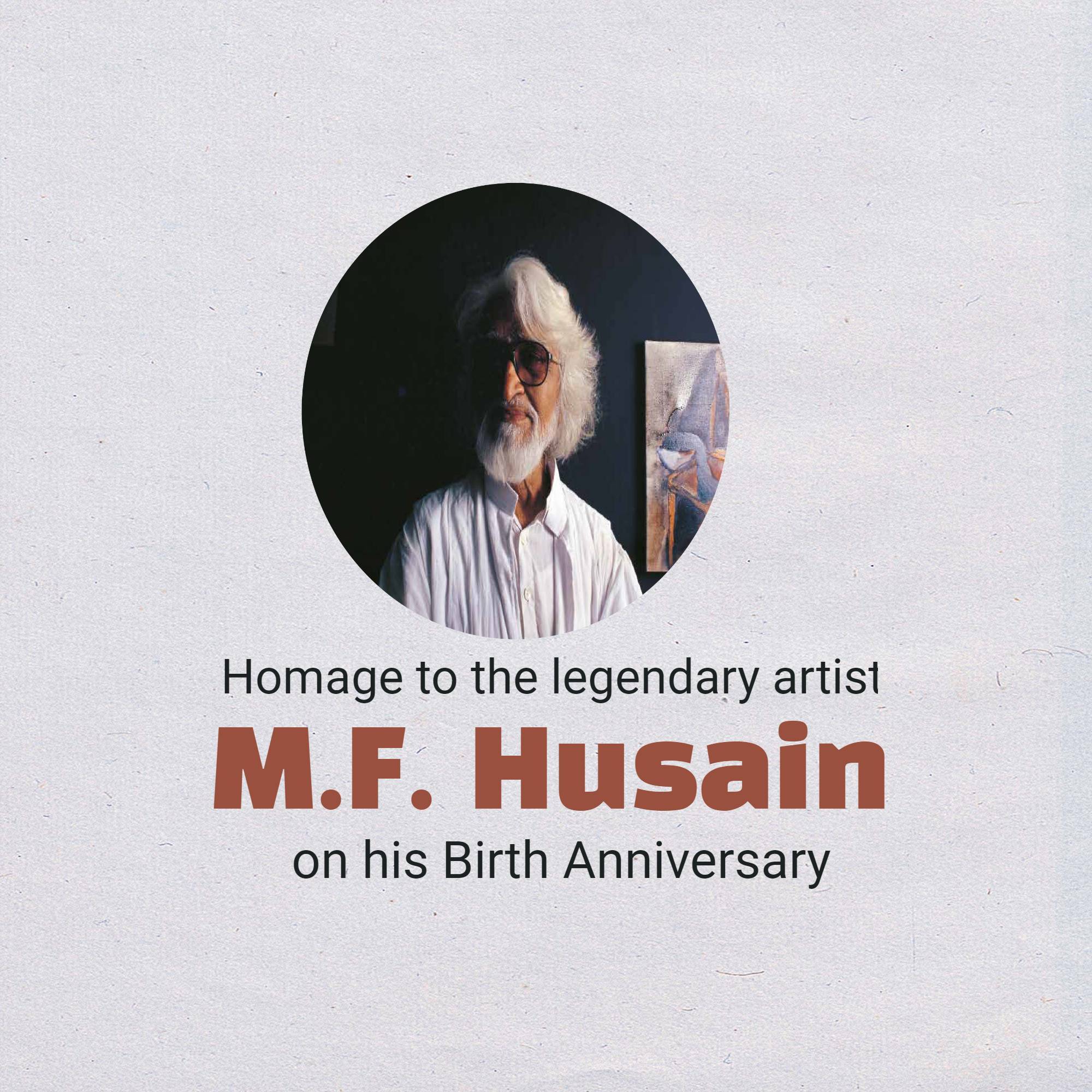 M. F. Husain Jayanti
