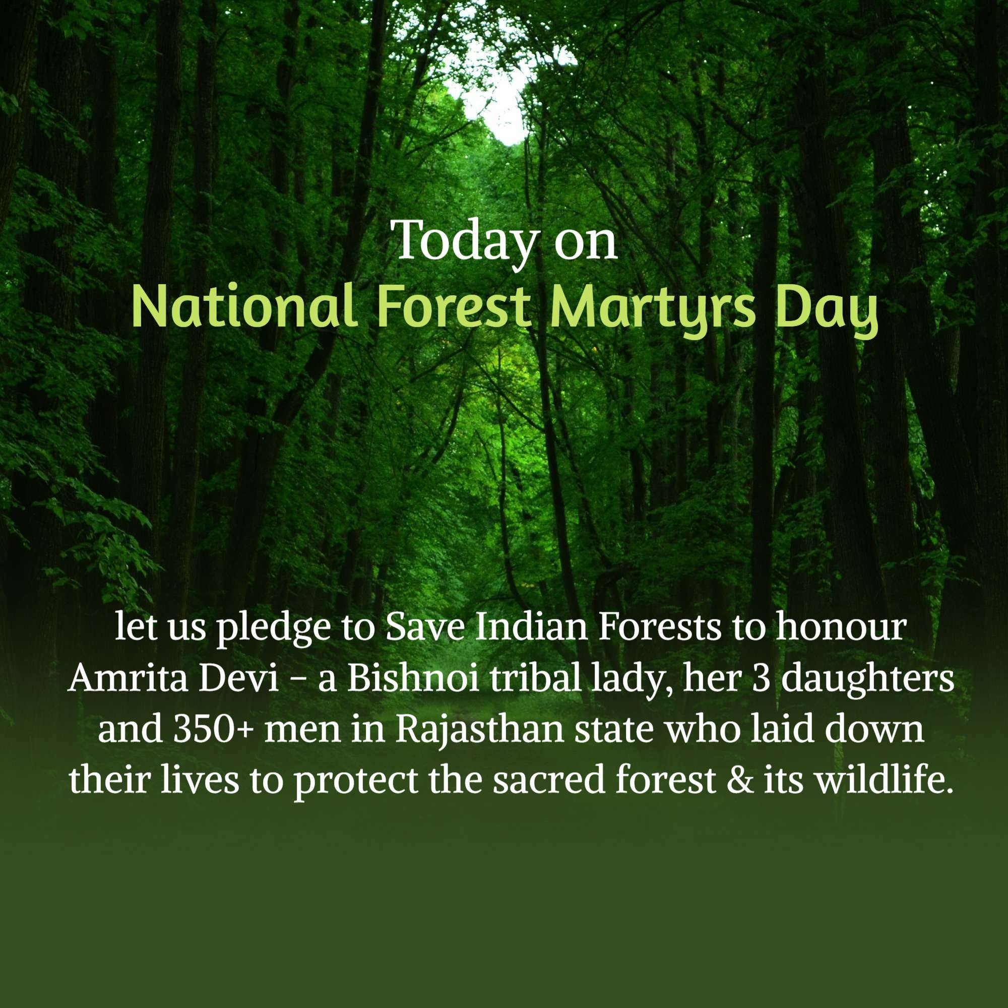 National Forest Martyrs Day