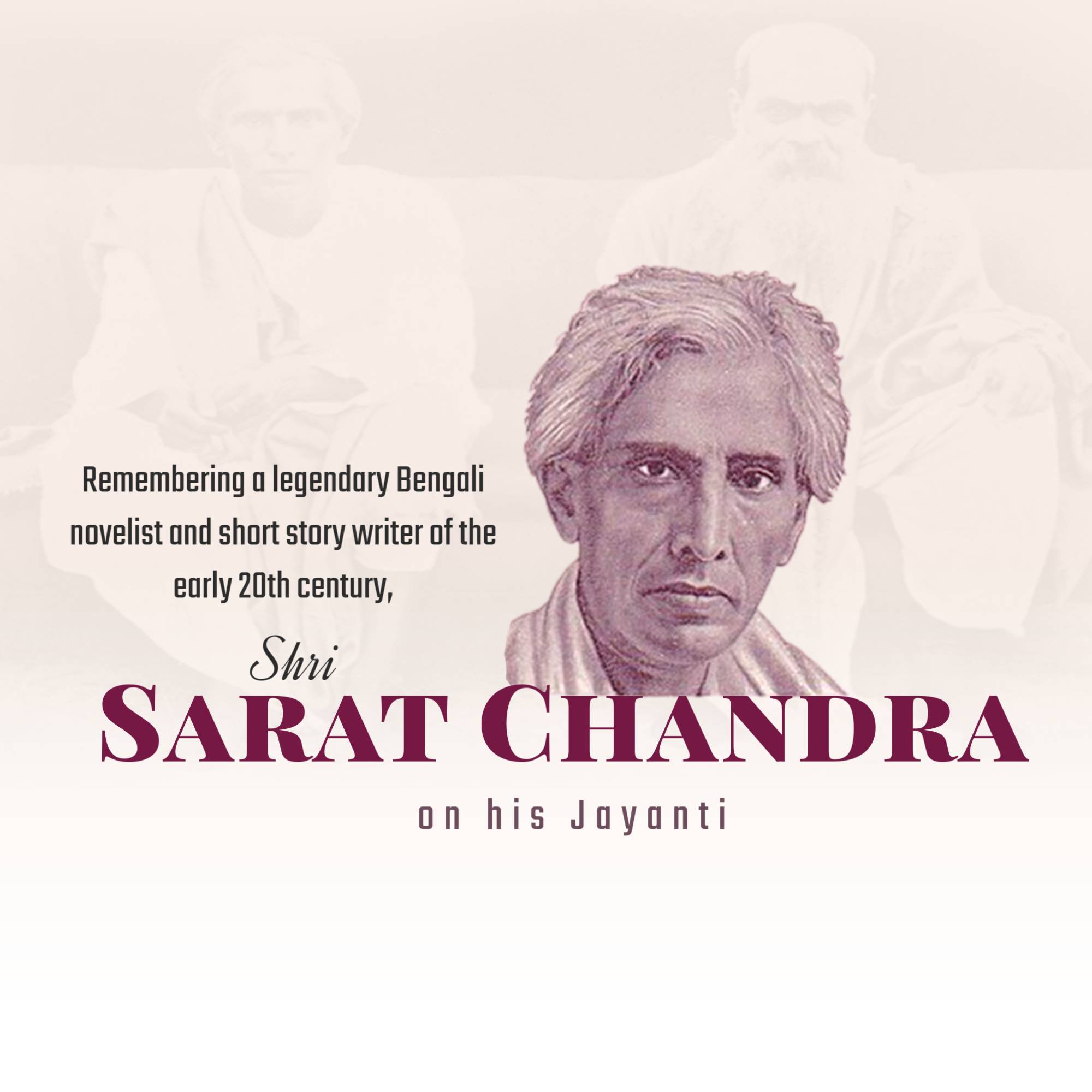 Sarat Chandra Chattopadhyay Jayanti