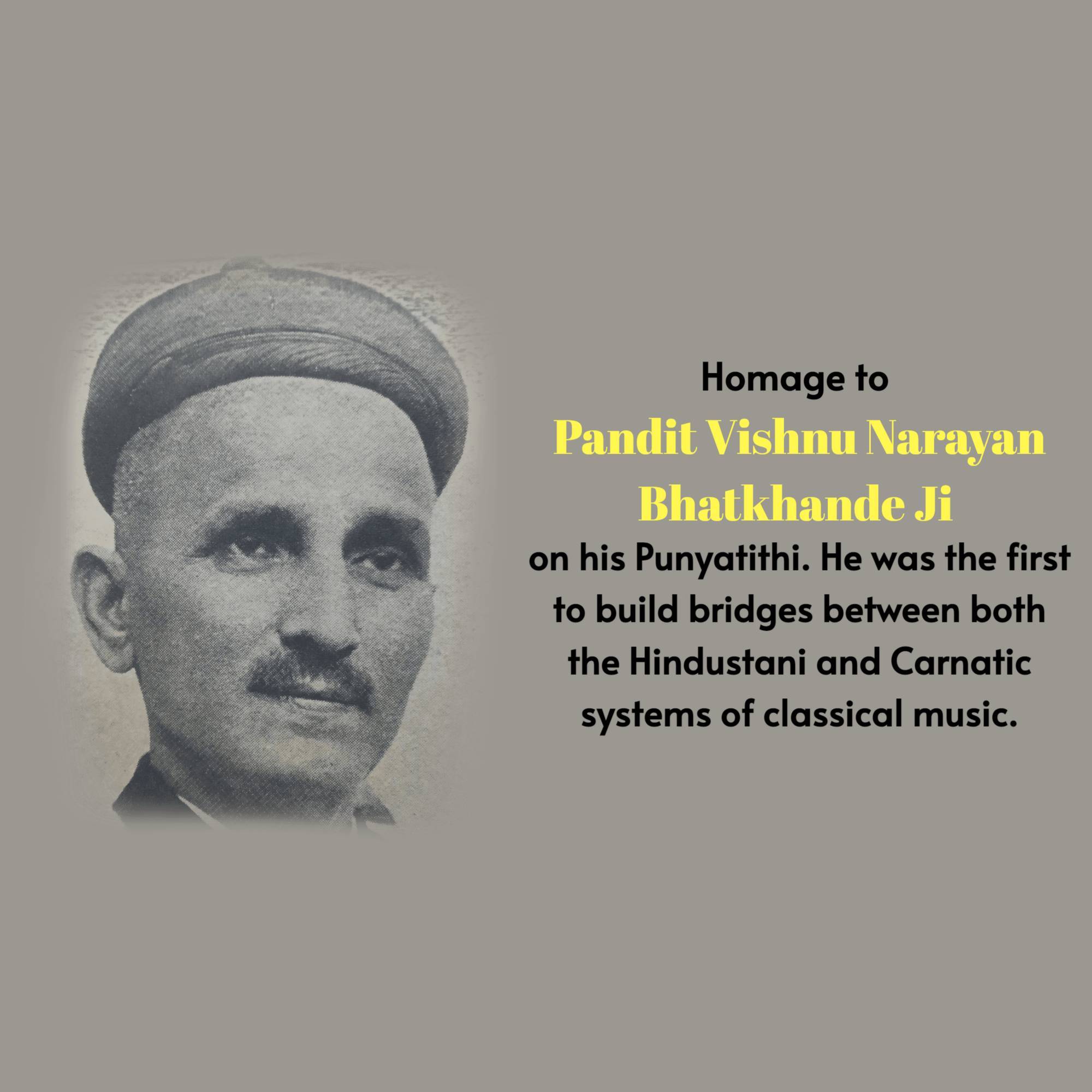Vishnu Narayan Bhatkhande Punyatithi