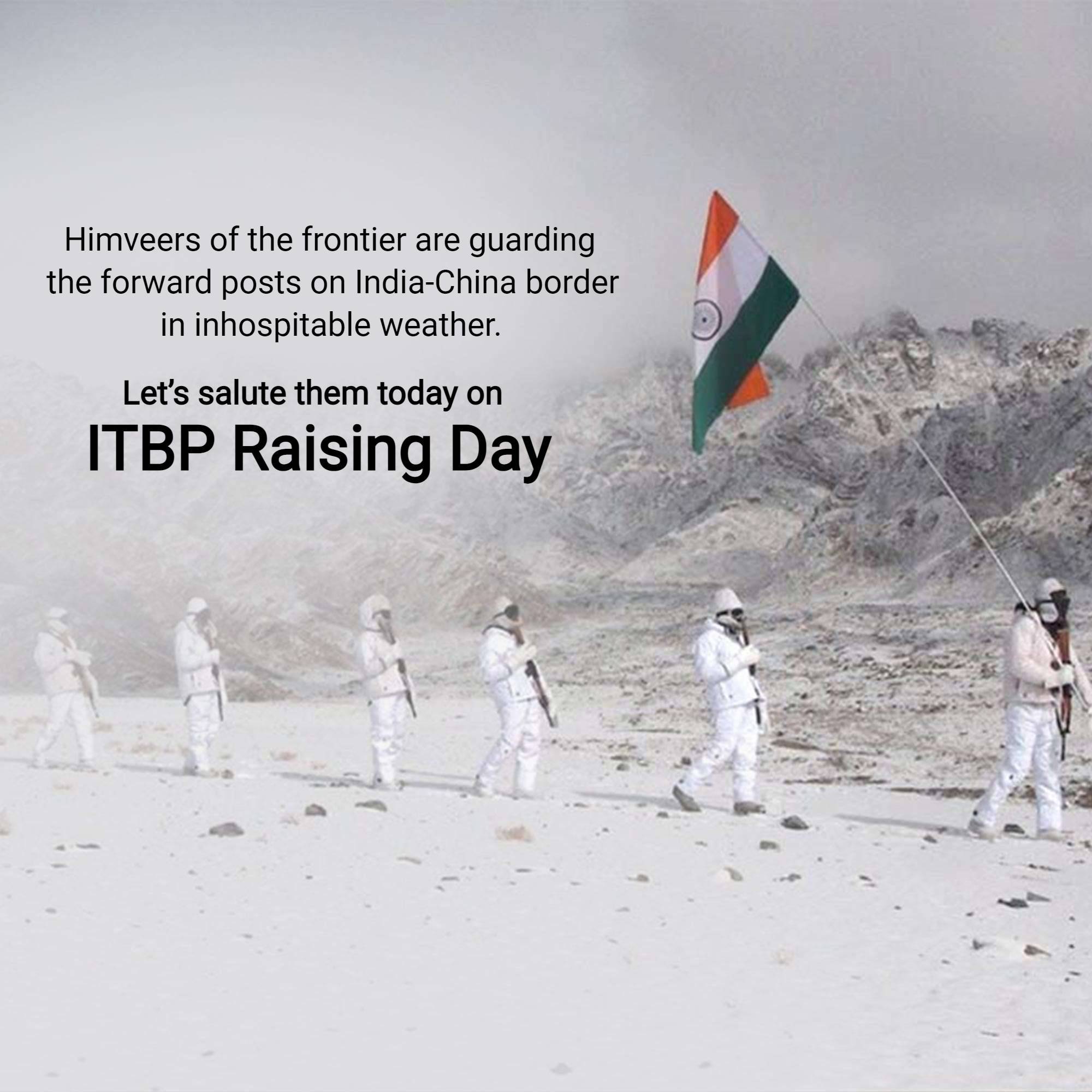 Raising day of Indo Tibetan Border Police