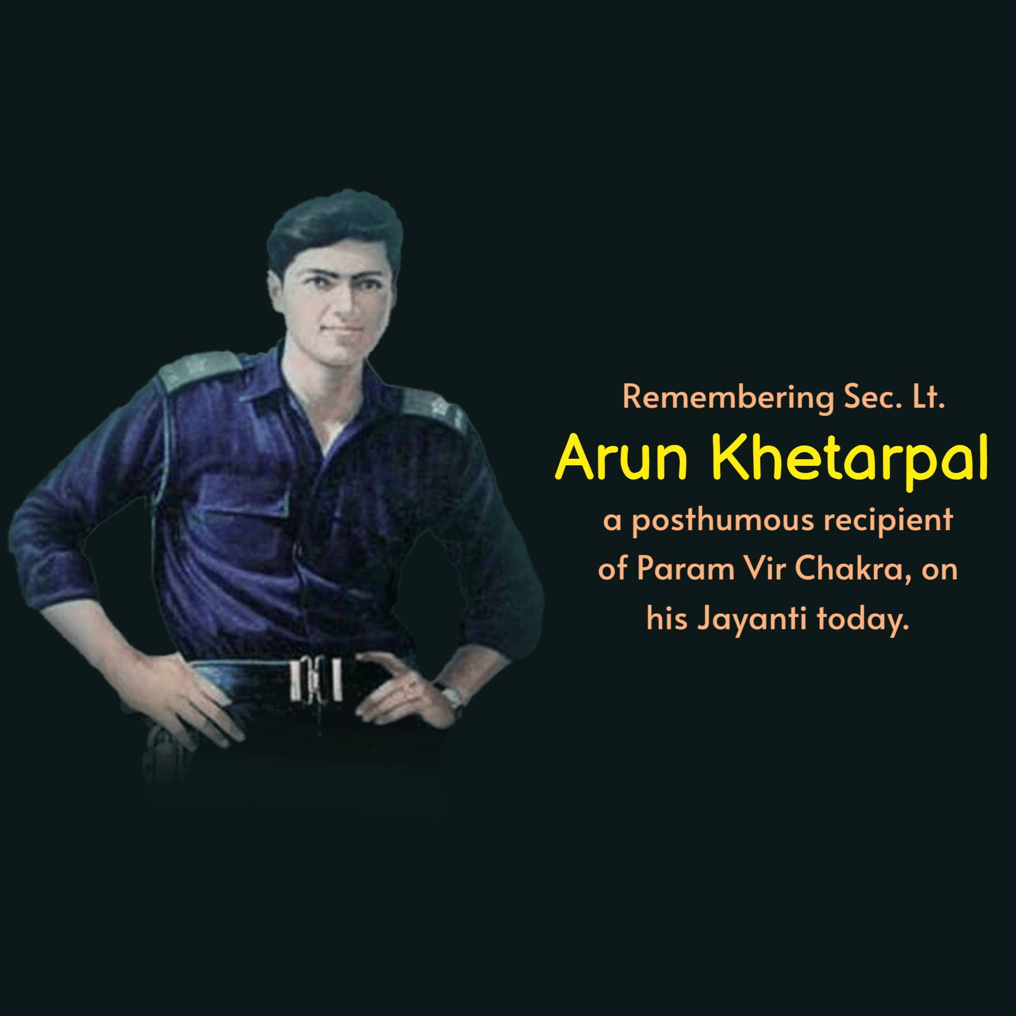 Arun Khetarpal Jayanti