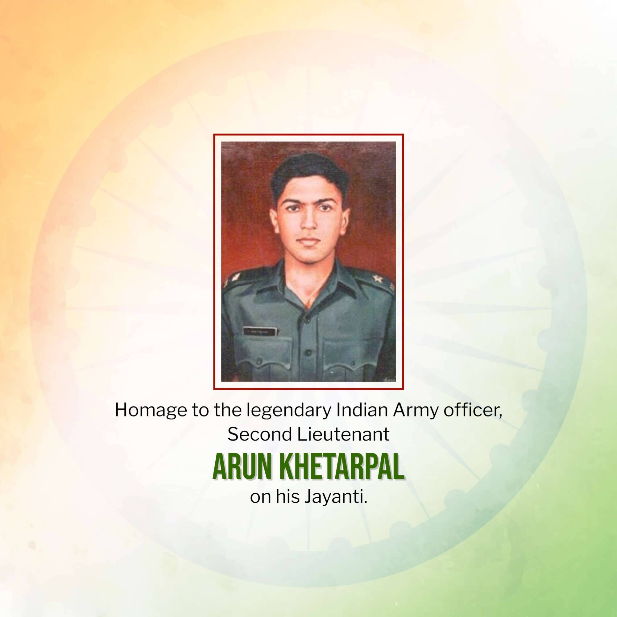 Arun Khetarpal Jayanti
