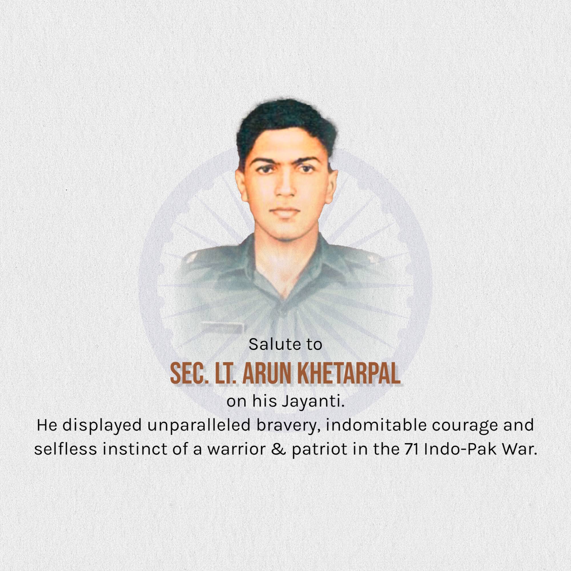 Arun Khetarpal Jayanti