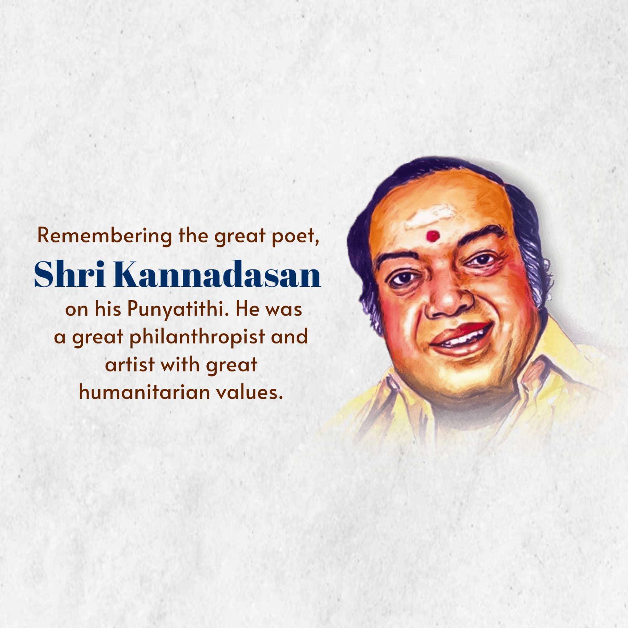Kannadasan Punyatithi