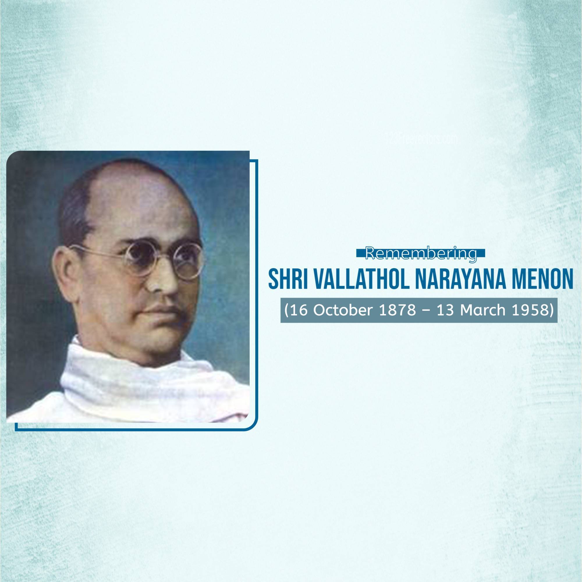 Vallathol Narayana Menon Jayanti