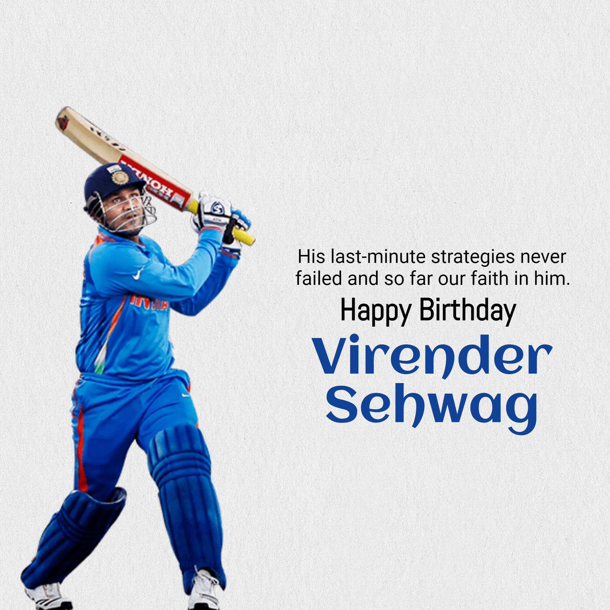 Virender Sehwag Birthday