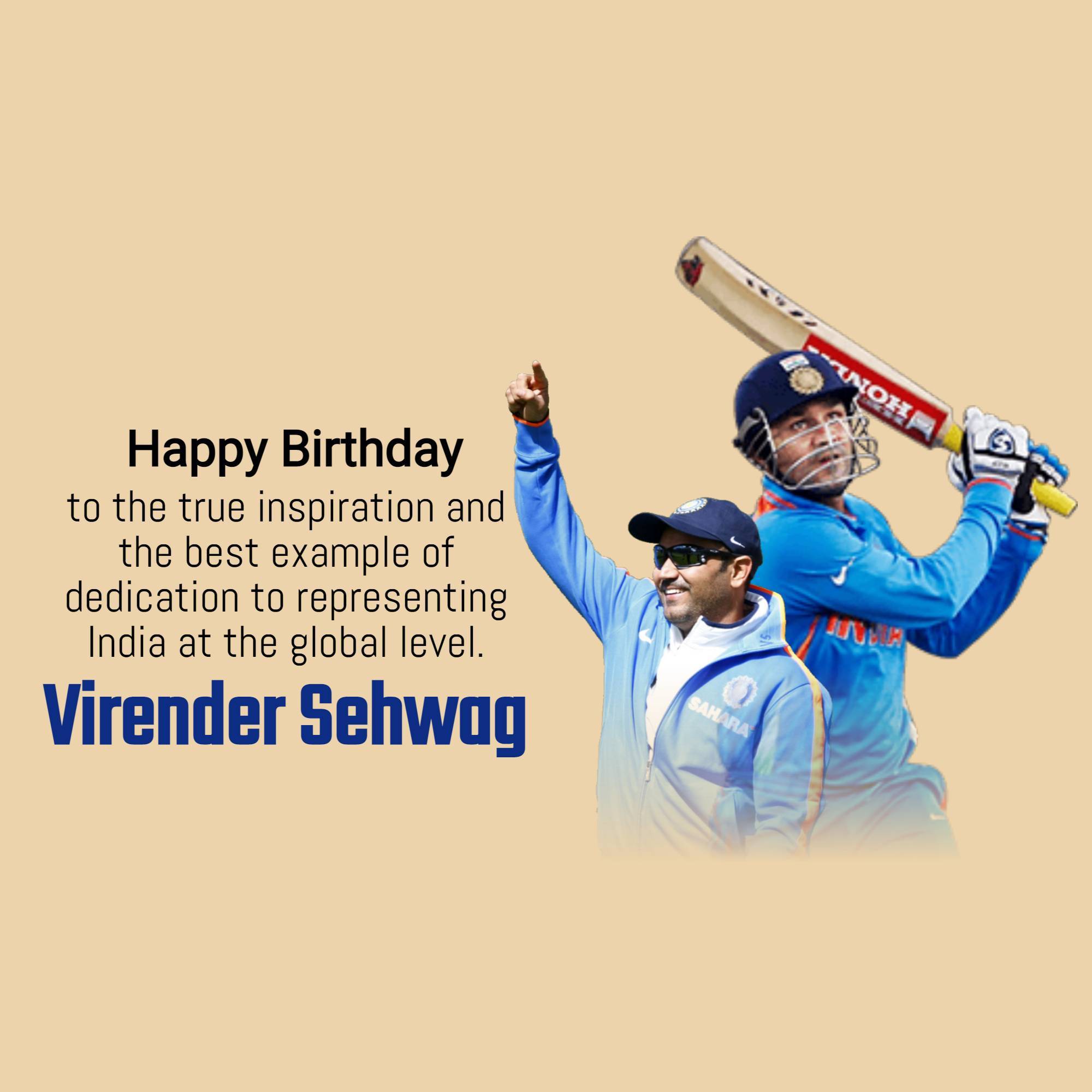 Virender Sehwag Birthday