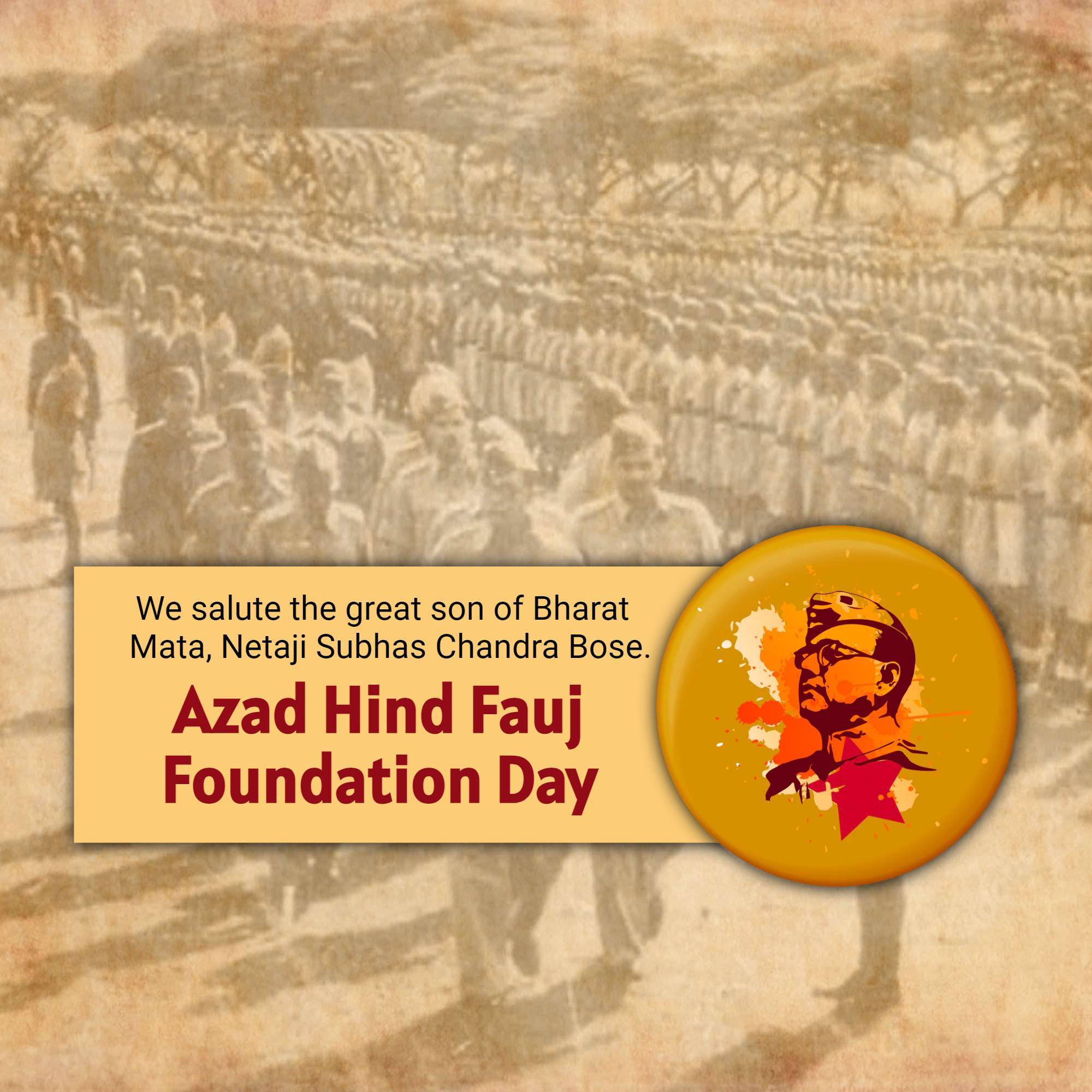 Azad Hind Fauj Sthapana Diwas